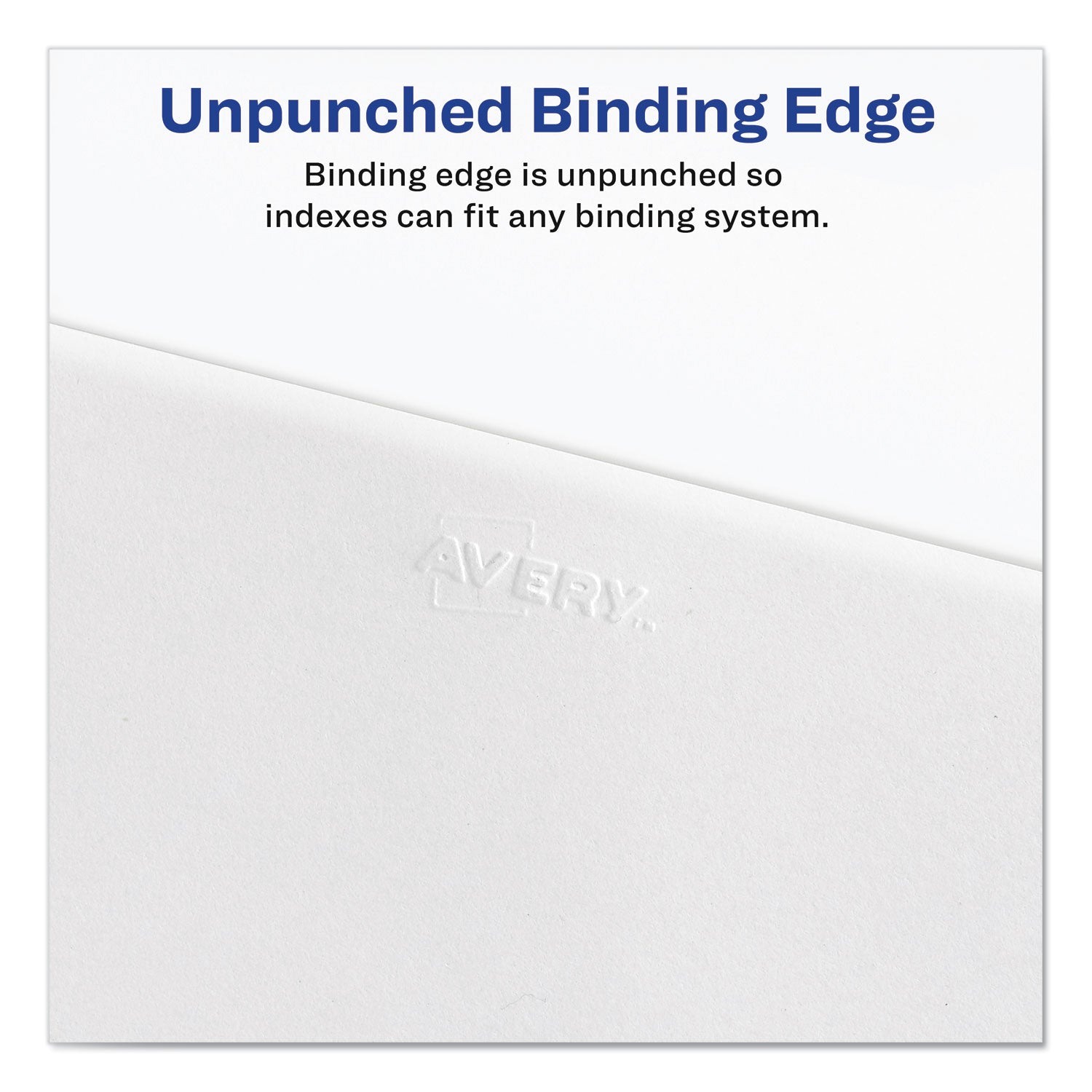 Avery® Preprinted Legal Exhibit Side Tab Index Dividers, Avery Style, 10-Tab, 5, 11 x 8.5, White, 25/Pack