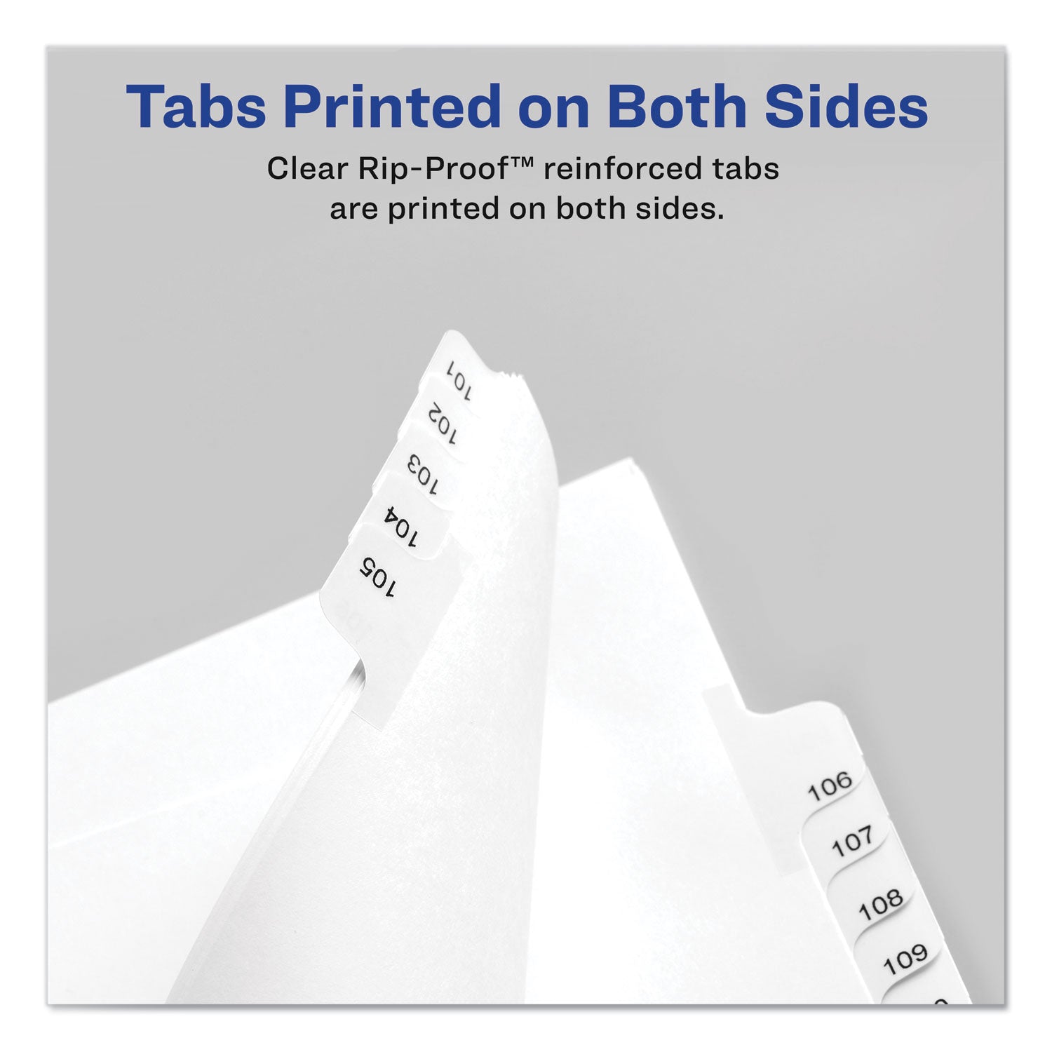 Avery® Preprinted Legal Exhibit Side Tab Index Dividers, Allstate Style, 10-Tab, 1, 11 x 8.5, White, 25/Pack