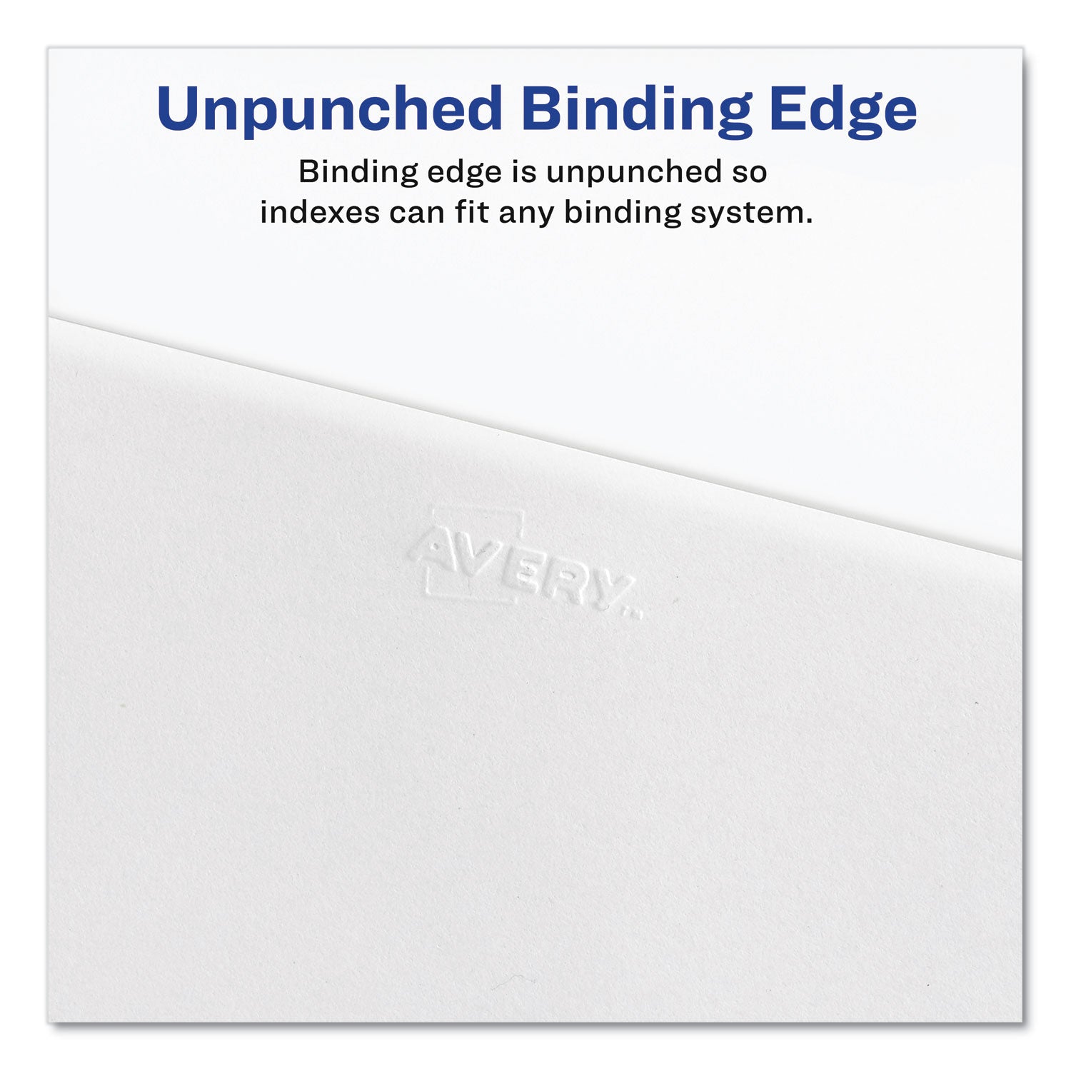 Avery® Preprinted Legal Exhibit Side Tab Index Dividers, Avery Style, 10-Tab, 2, 11 x 8.5, White, 25/Pack