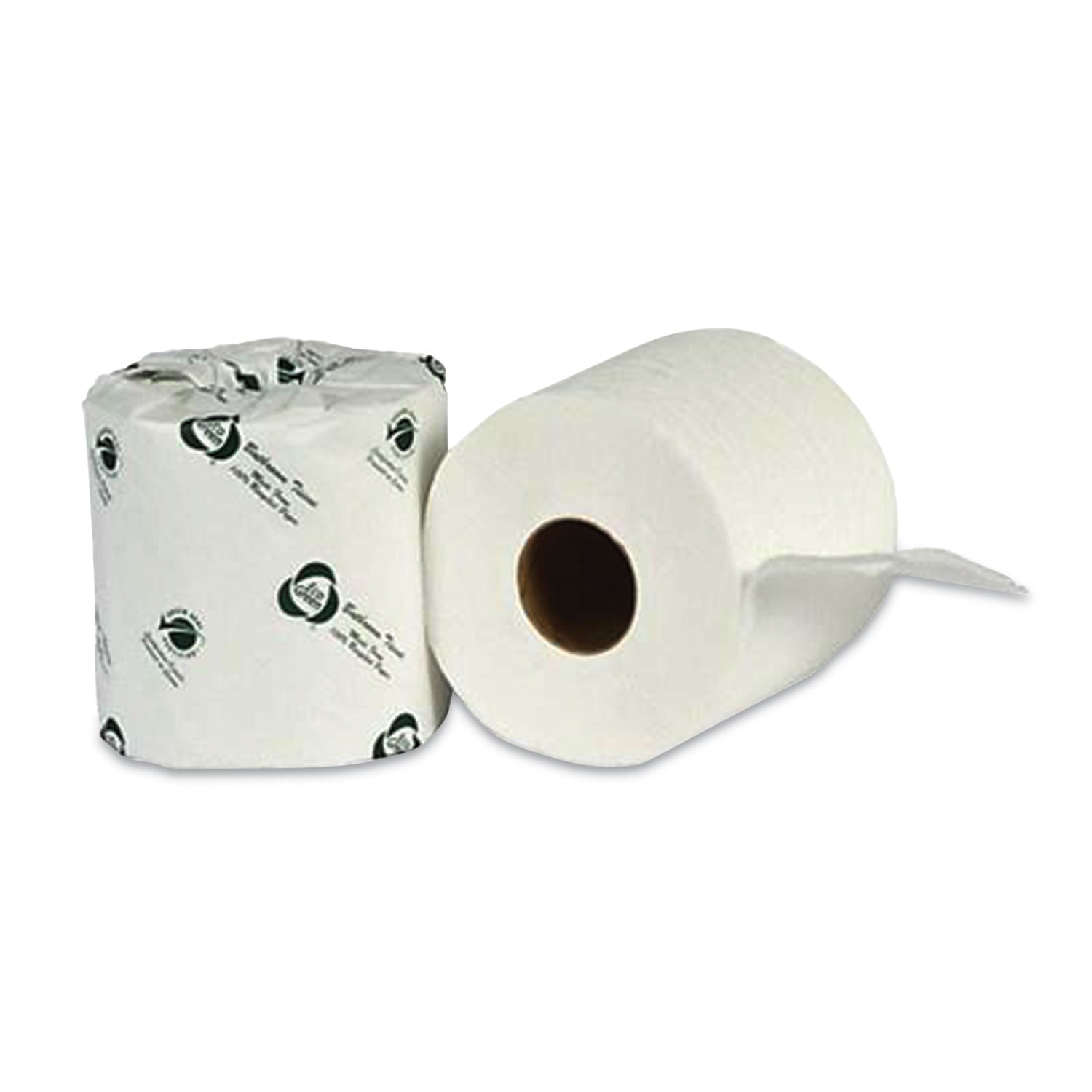 Eco Green® Recycled 2-Ply Standard Toilet Paper, Septic Safe, White, 550 Sheets/Roll, 80 Rolls/Carton