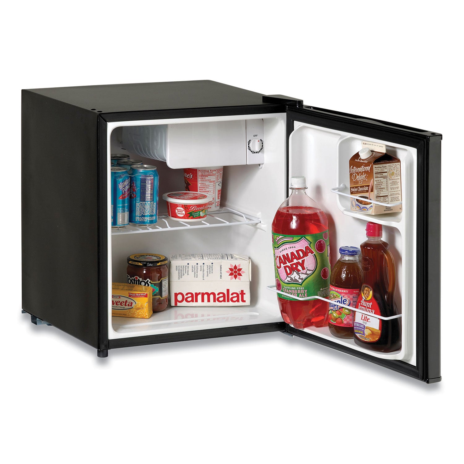 Avanti 1.7 Cubic Ft. Compact Refrigerator with Chiller Compartment, Black