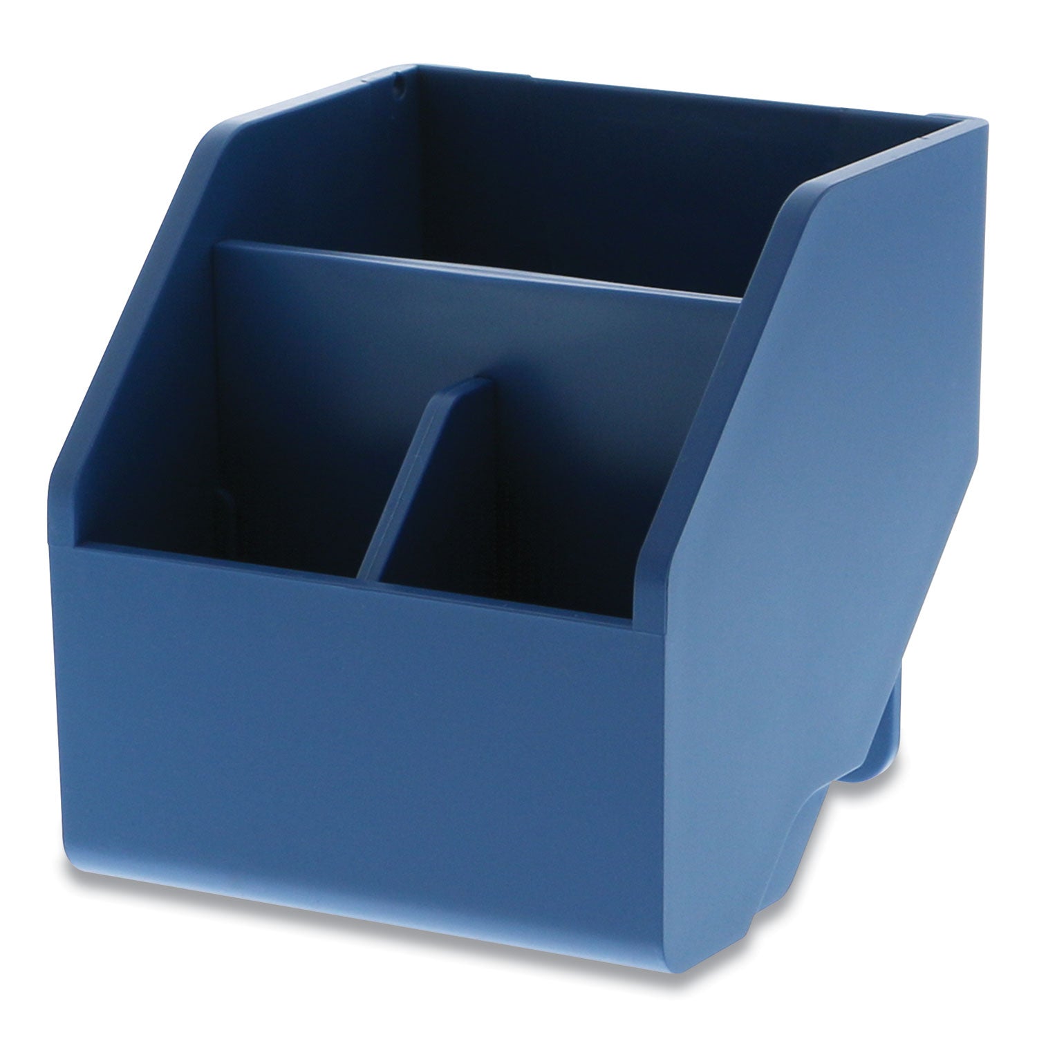 Bostitch® Konnect Desktop Organizer Short Storage Bin, 3.4" x 3.5" x 3.5", Blue