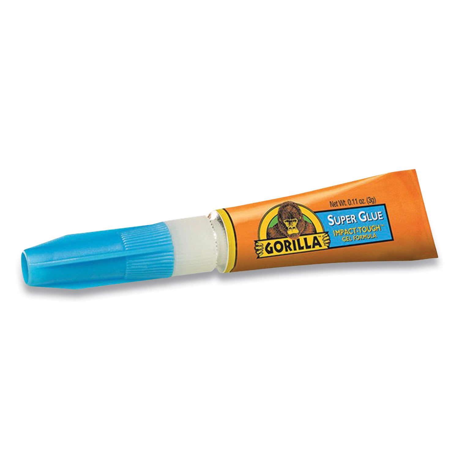 Gorilla® Super Glue, Two 0.11 oz Tubes, Dries Clear