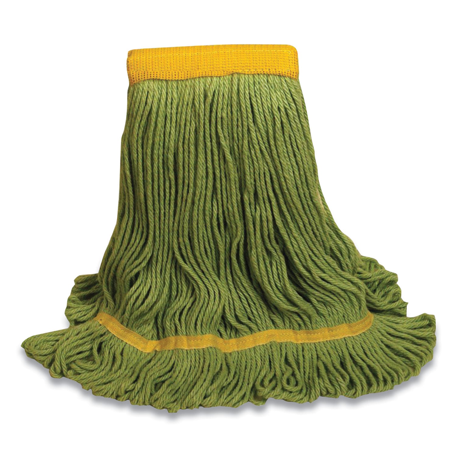 O'Dell® 1200 Series Mop Head, PET, Large, 5" Headband, Green