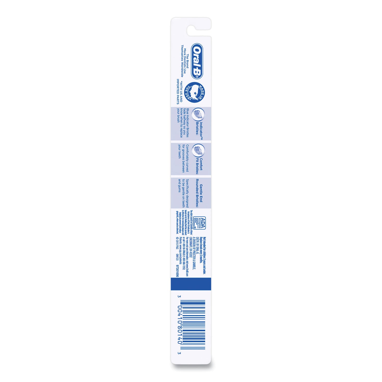 Oral-B® Indicator Contour Clean Soft Toothbrush, Blue