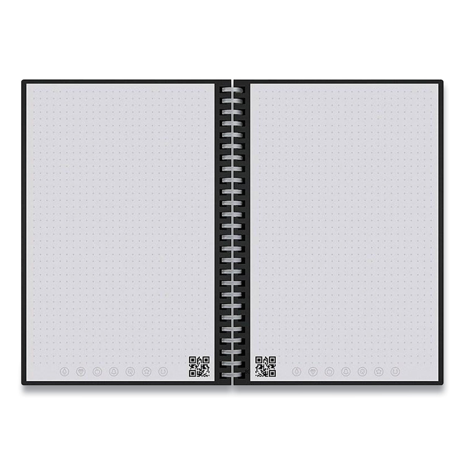 Rocketbook Wave Smart Reusable Notebook, Dotted Rule, Blue Cover, (40) 9.5 x 8.5 Sheets