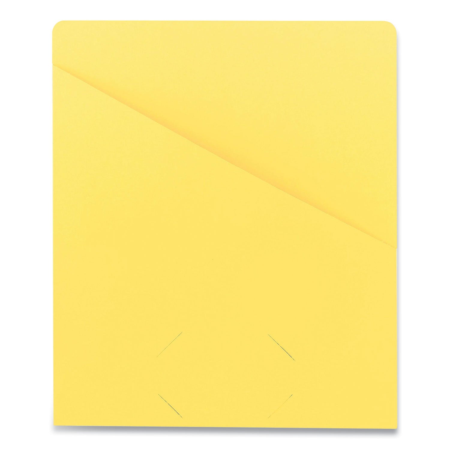 File Jackets, Letter Size, Yellow, 25/Pack