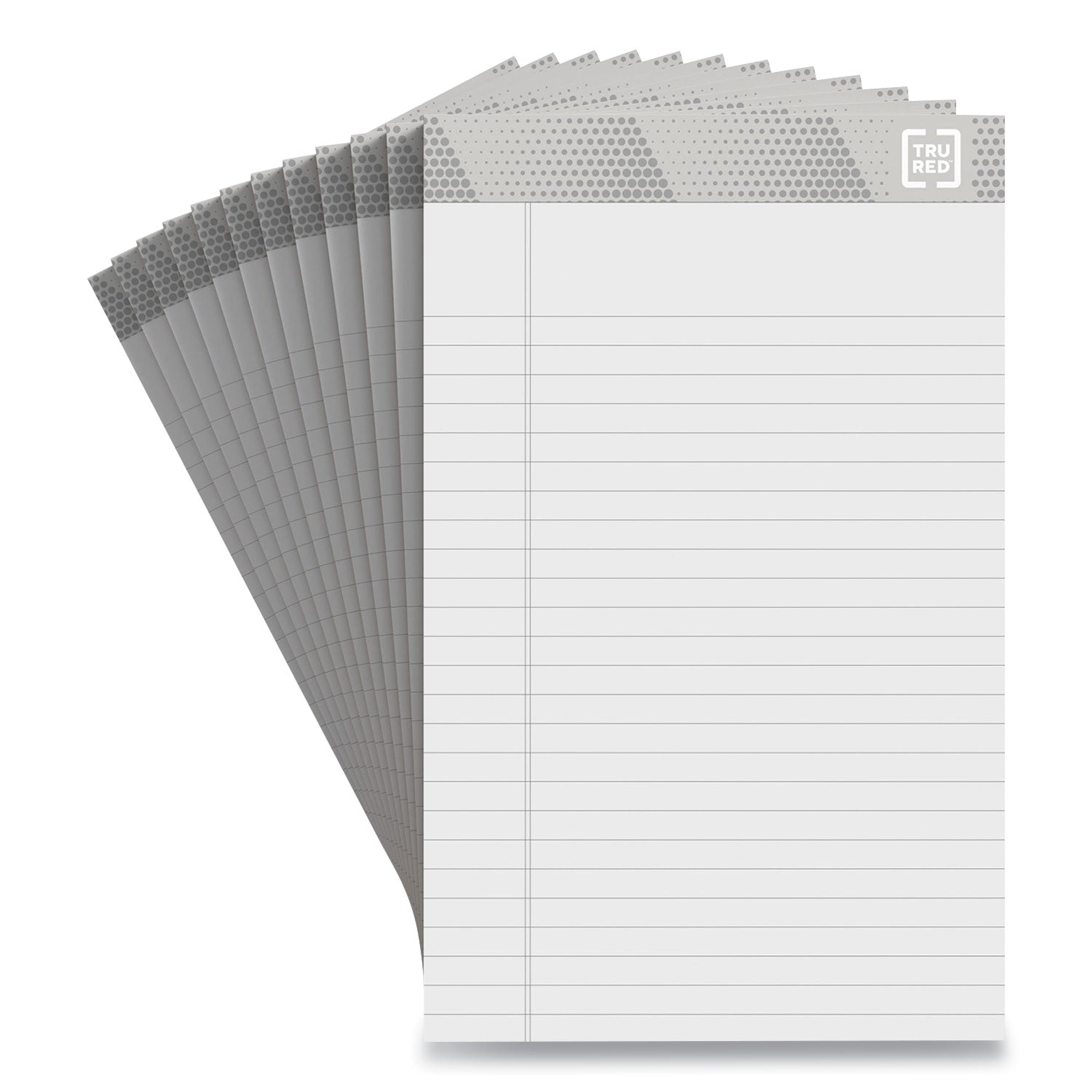 Notepads, Narrow Rule, 50 White 5 x 8 Sheets, 12/Pack