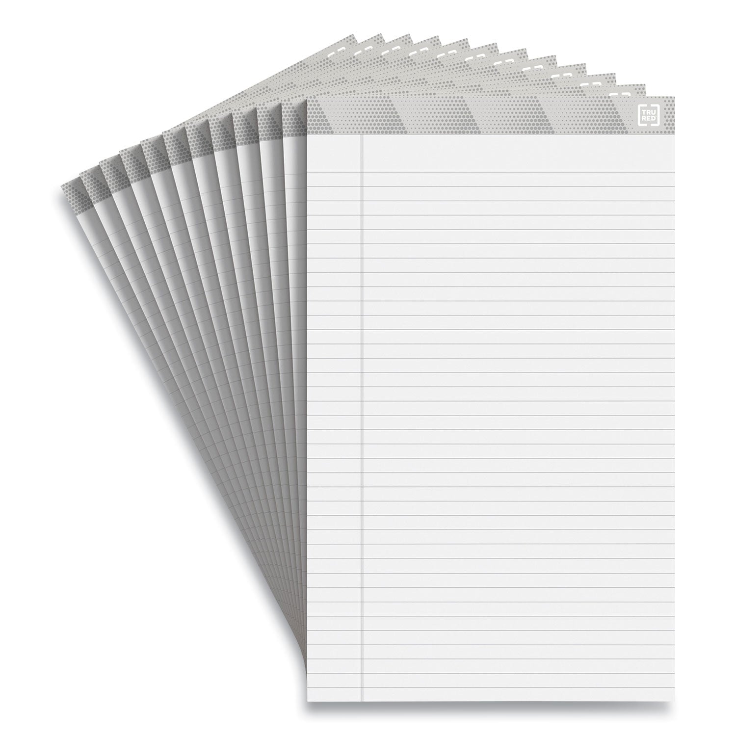 Notepads, Wide/Legal Rule, 50 White 8.5 x 14 Sheets, 12/Pack