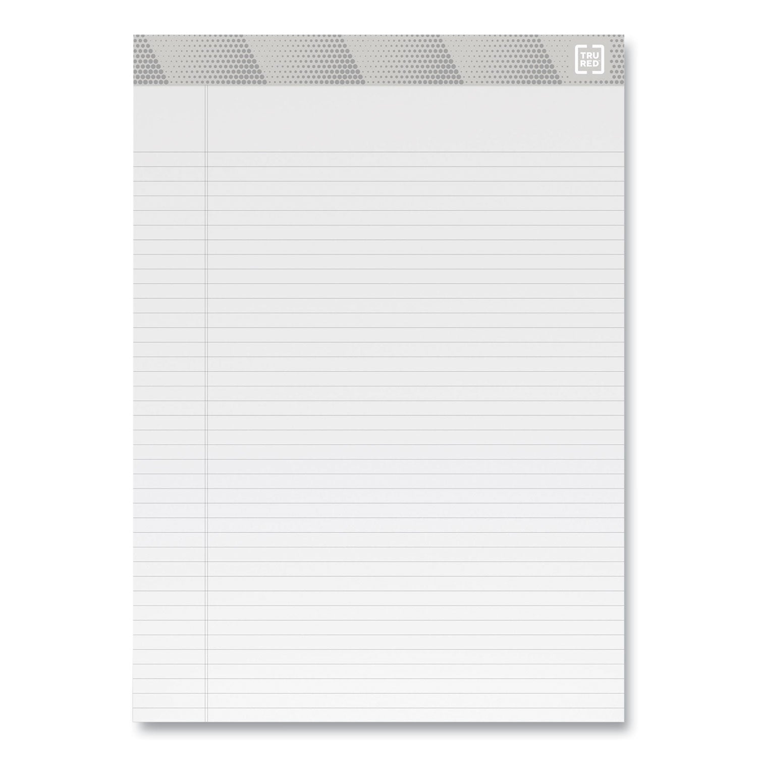 Notepads, Narrow Rule, 50 White 8.5 x 11.75 Sheets, 12/Pack TRU RED™ Flipcost