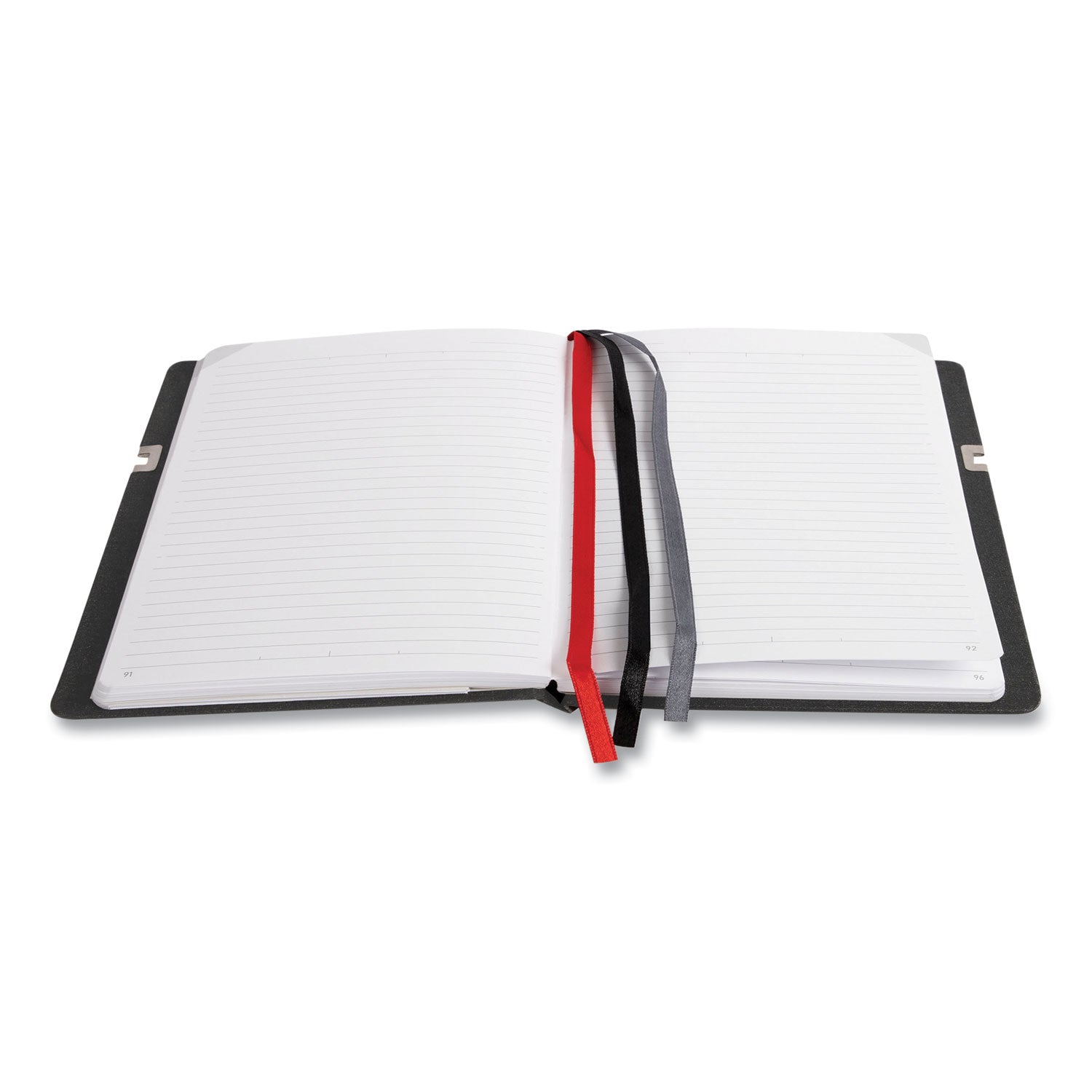 TRU RED™ Large Mastery Journal with Pockets, 1-Subject, Narrow Rule, Black/Red Cover, (192) 10 x 8 Sheets