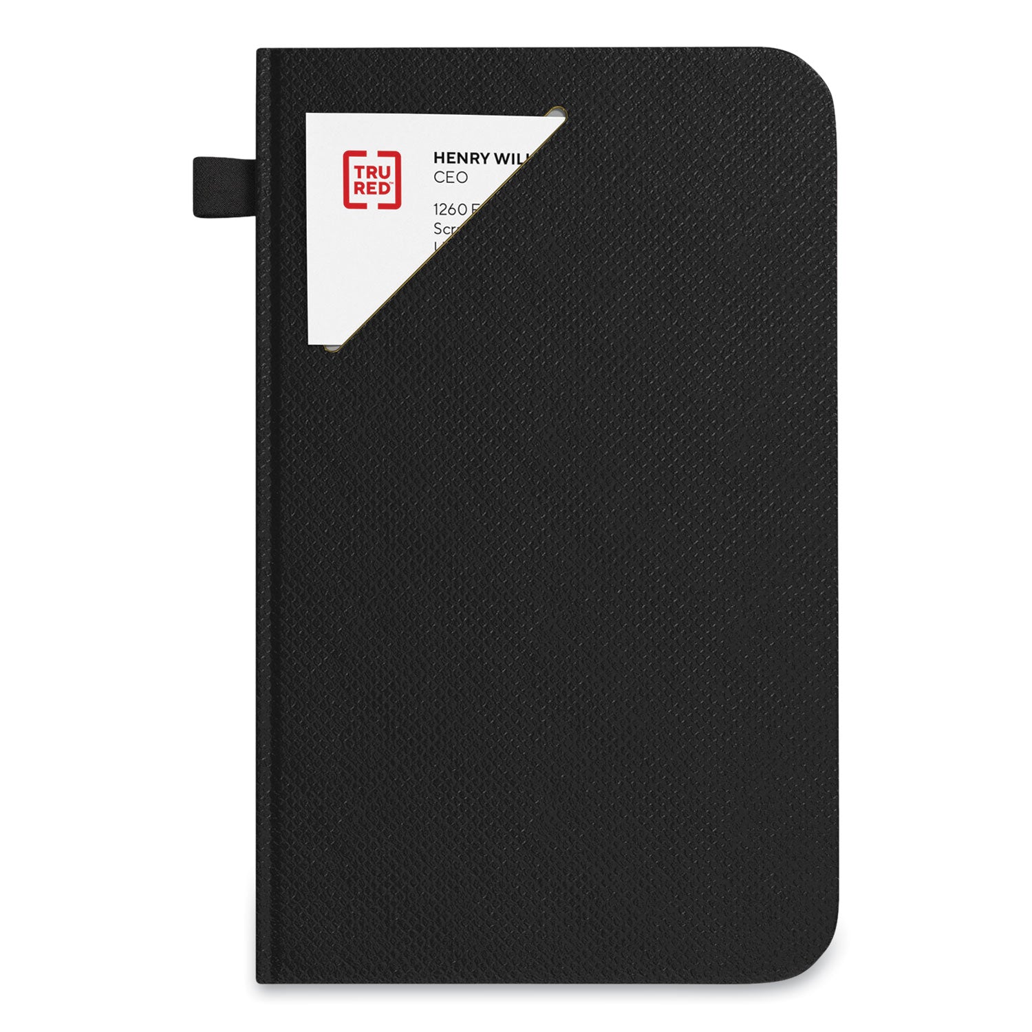 Medium Starter Journal, 1-Subject, Narrow Rule, Black Cover, (192) 8 x 5 Sheets