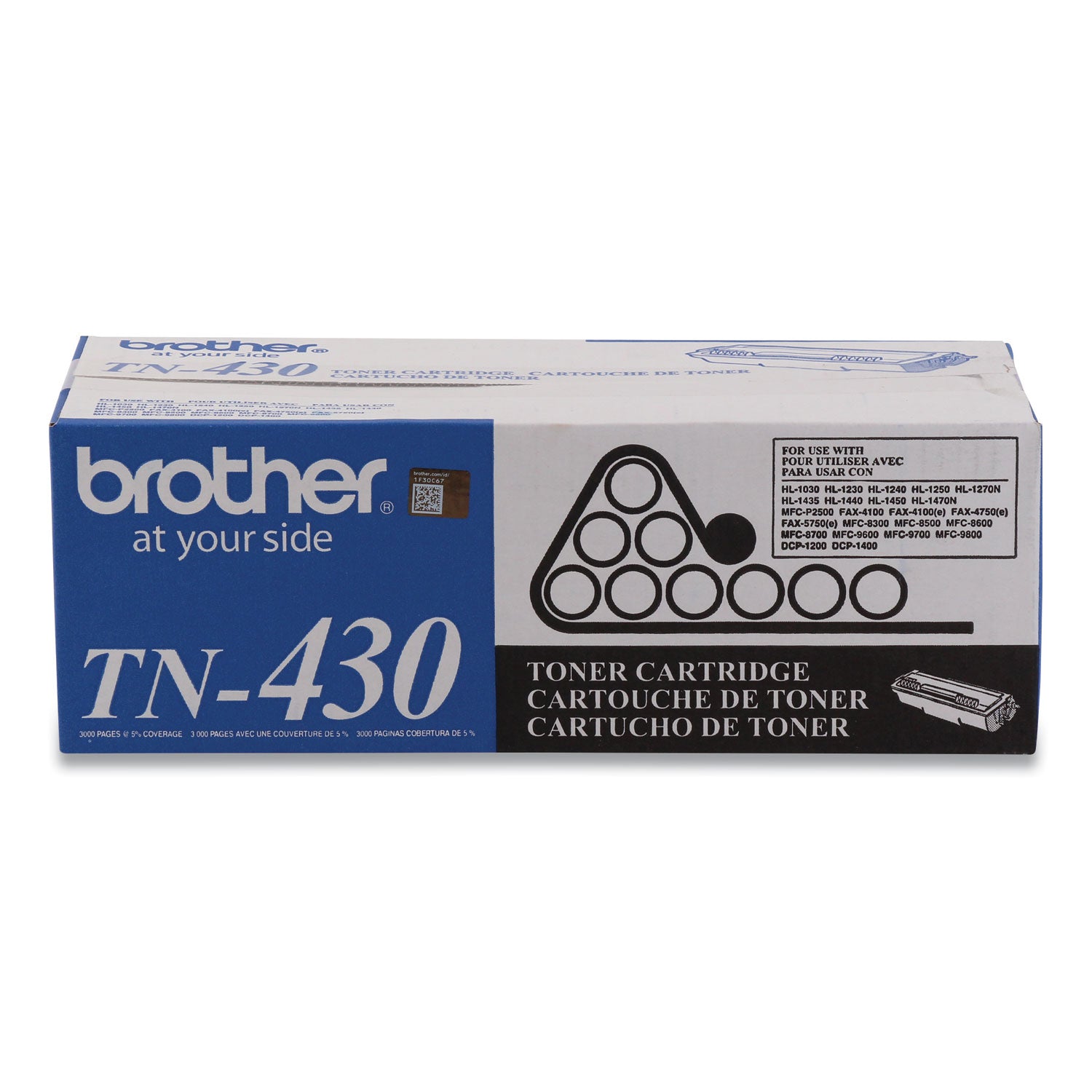 TN430 Toner, 3,000 Page-Yield, Black