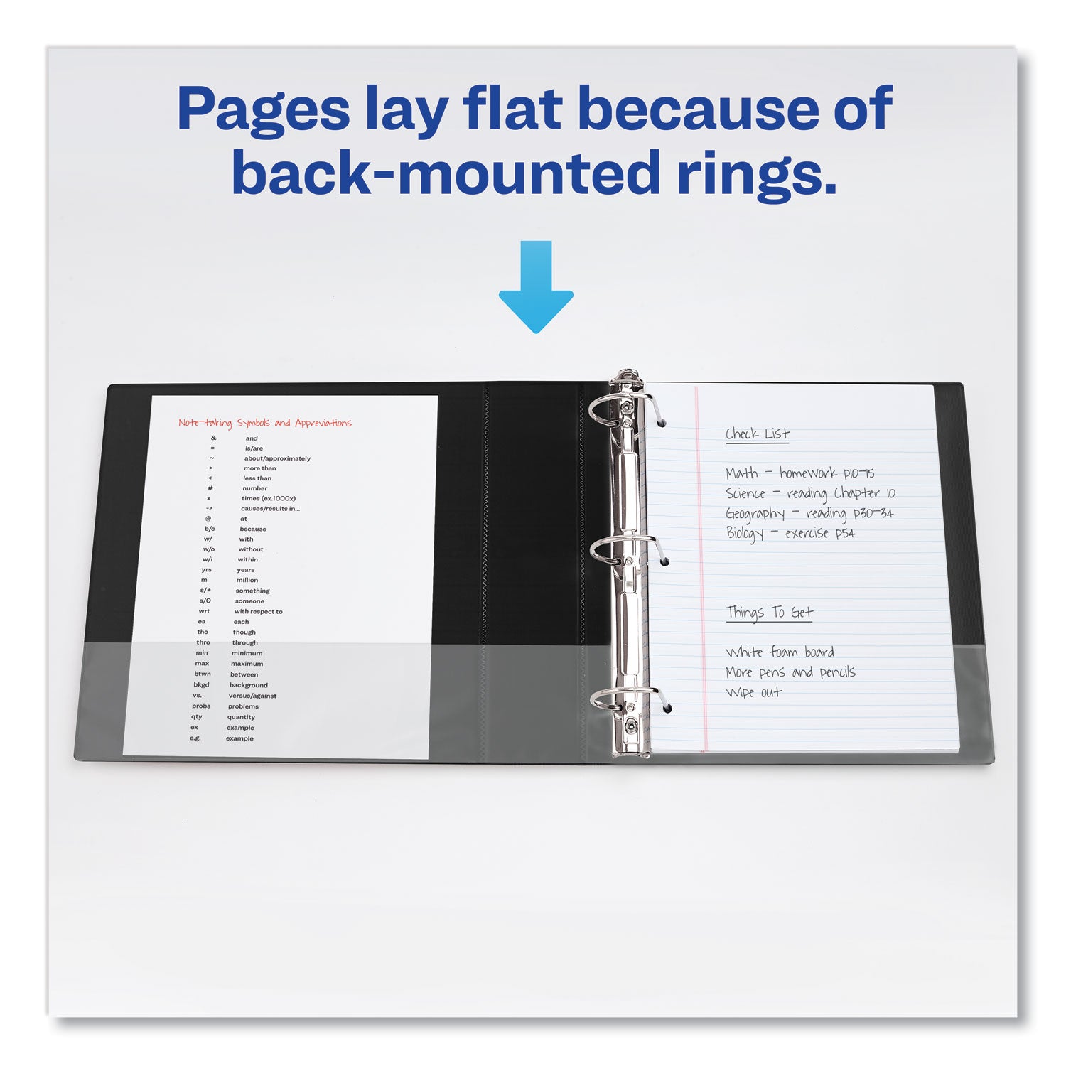 Avery® Durable Non-View Binder with DuraHinge and Slant Rings, 3 Rings, 2" Capacity, 11 x 8.5, Green