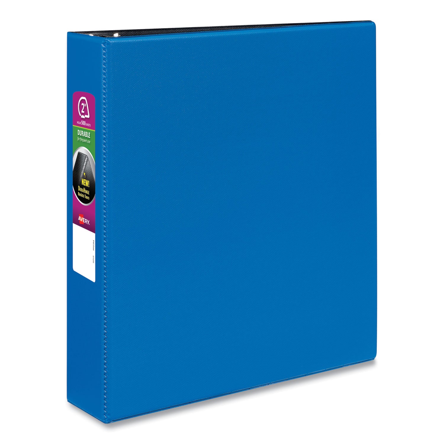 Durable Non-View Binder with DuraHinge and Slant Rings, 3 Rings, 2" Capacity, 11 x 8.5, Blue