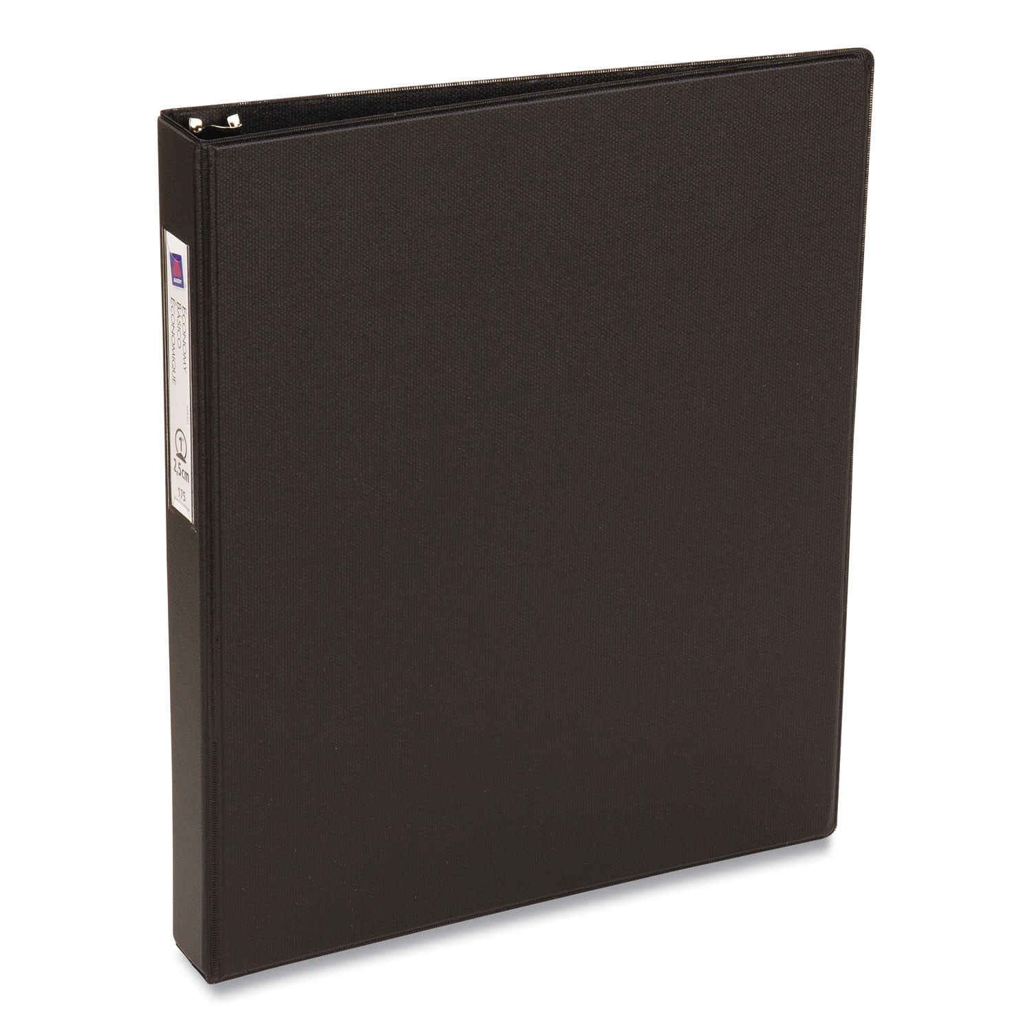 Avery® Economy Non-View Binder with Round Rings, 3 Rings, 1" Capacity, 11 x 8.5, Black, (4301)