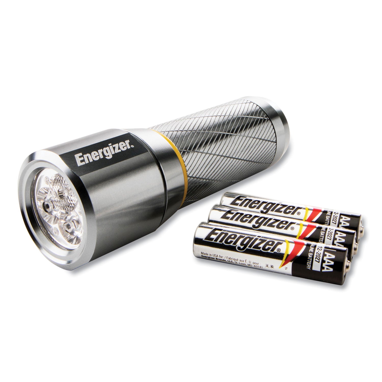 Energizer® Vision HD, 3 AAA Batteries (Included), Silver