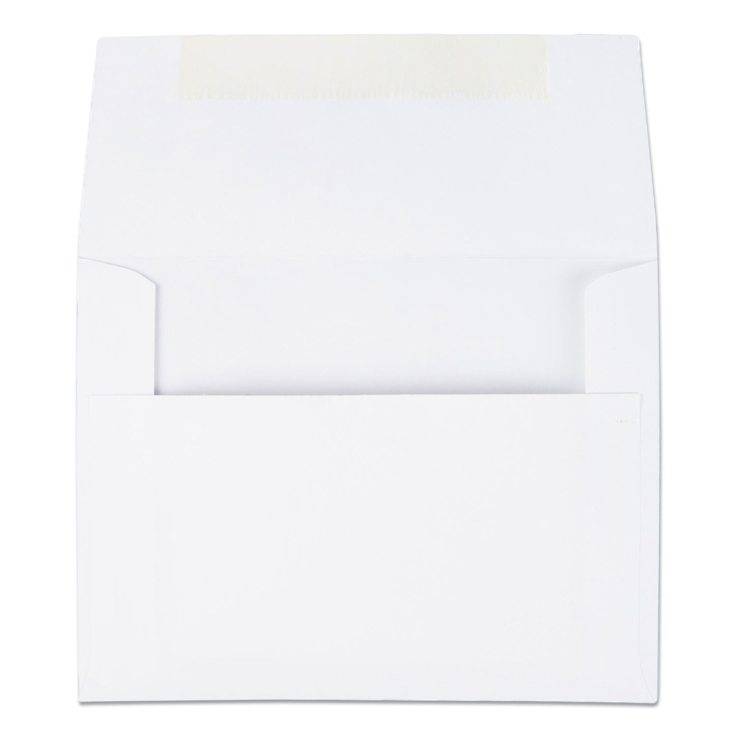 Greeting Card/Invitation Envelope, A-2, Square Flap, Gummed Closure, 4.38 x 5.75, White, 100/Box