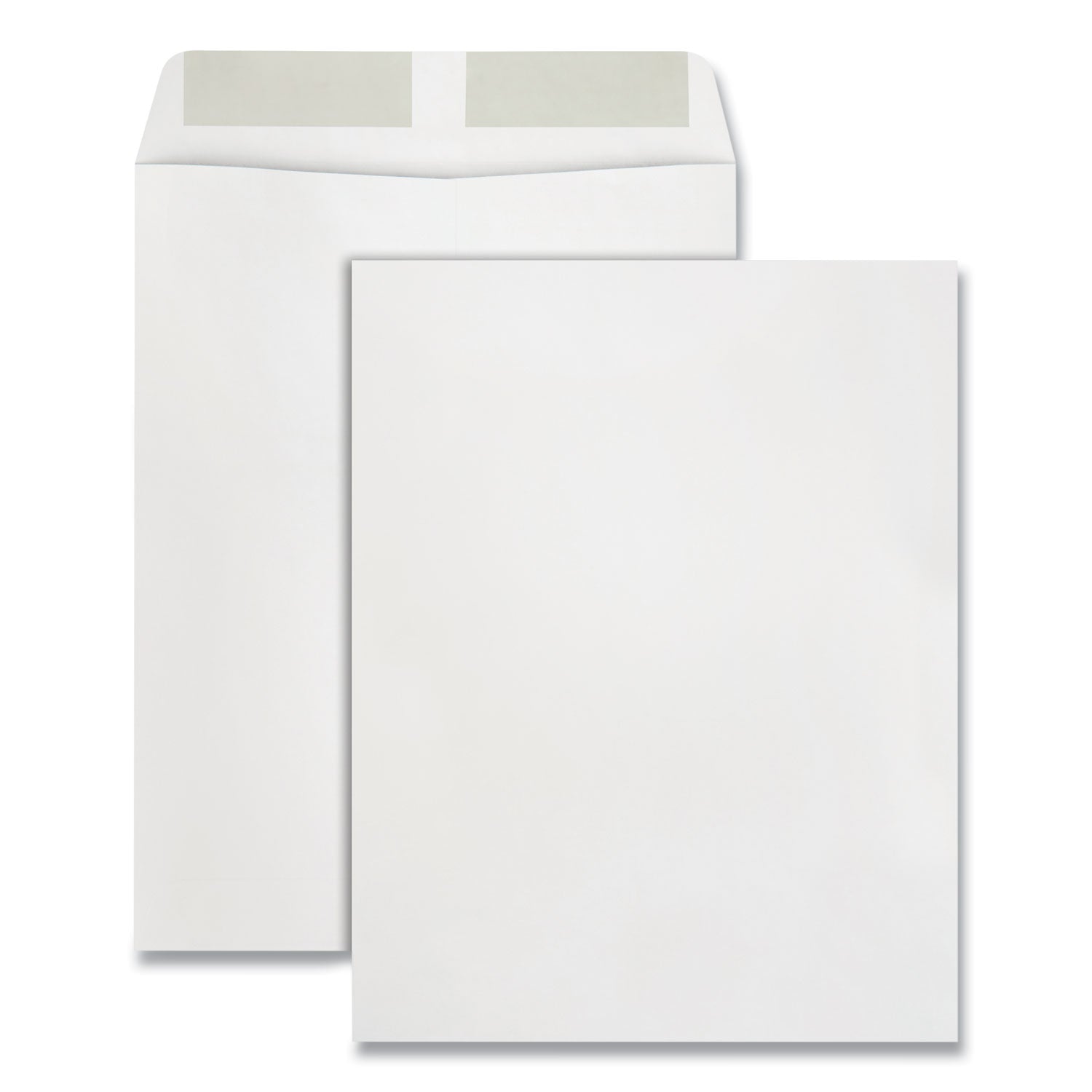 Catalog Envelope, 28 lb Bond Weight Paper, #13 1/2, Square Flap, Gummed Closure, 10 x 13, White, 250/Box