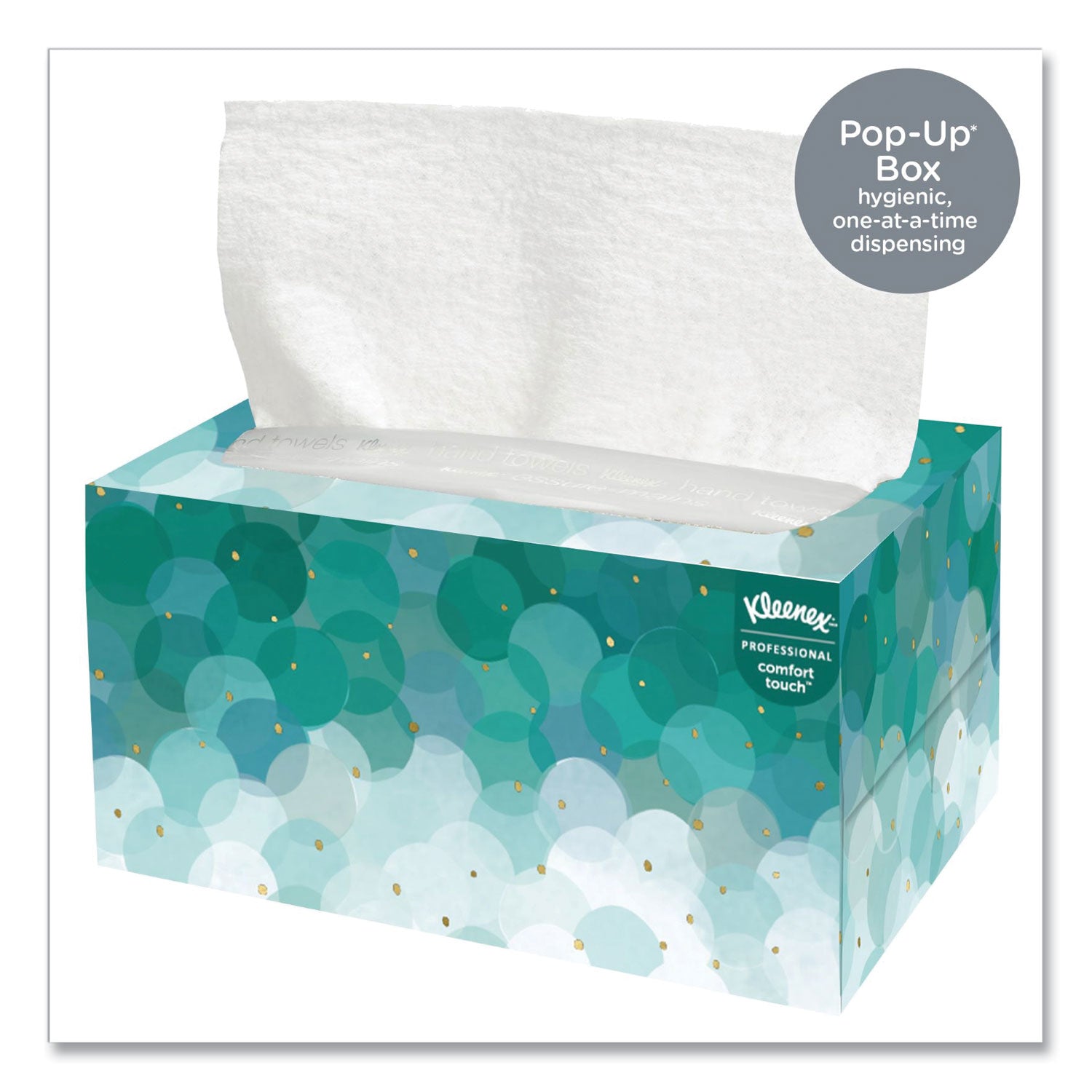 Kleenex® Ultra Soft Hand Towels, POP-UP Box, 1-Ply, 8.9 x 10, White, 70/Box, 18 Boxes/Carton