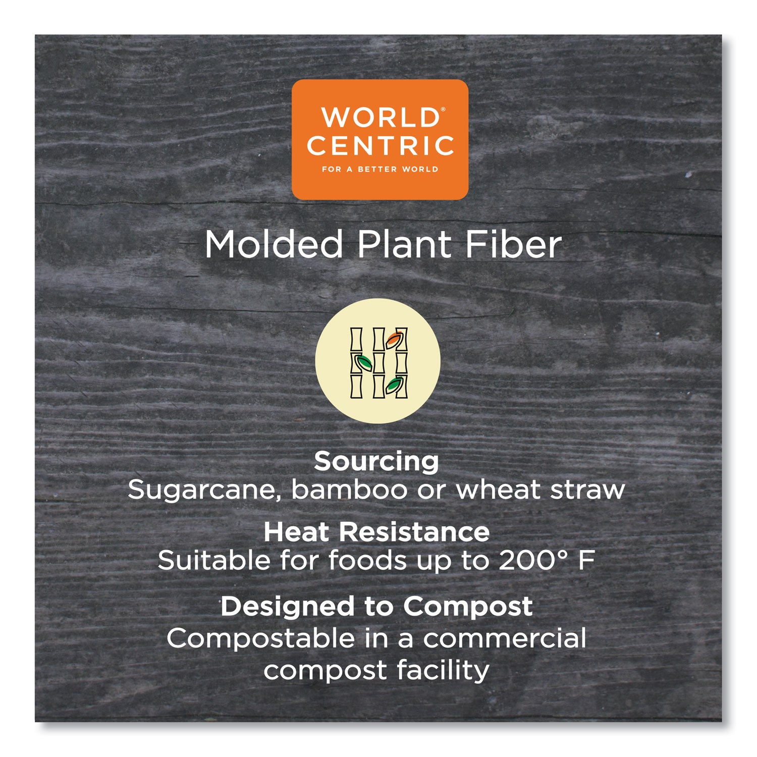 World Centric® Fiber Lids for Fiber Containers, 8.9 x 6.9 x 0.4, Natural, Paper, 400/Carton