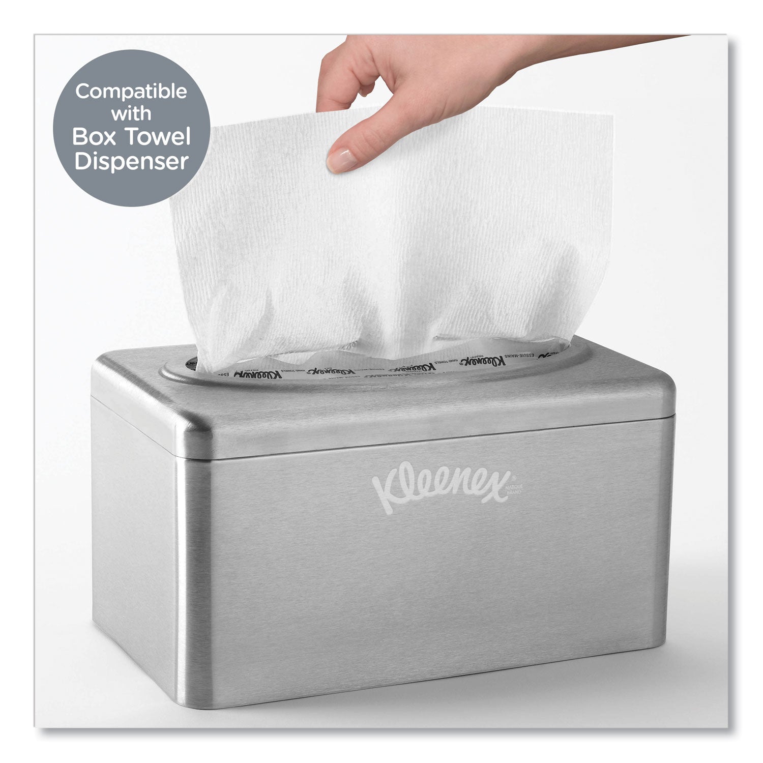 Kleenex® Ultra Soft Hand Towels, POP-UP Box, 1-Ply, 8.9 x 10, White, 70/Box, 18 Boxes/Carton