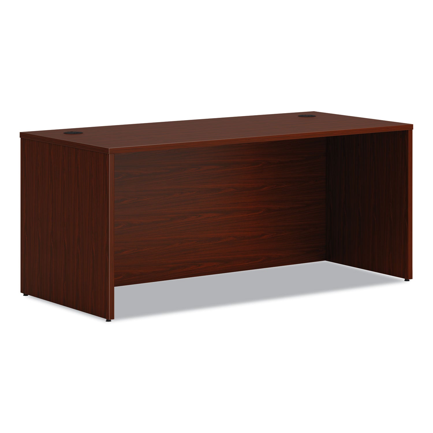 Mod Desk Shell, 66" x 30" x 29", Traditional Mahogany