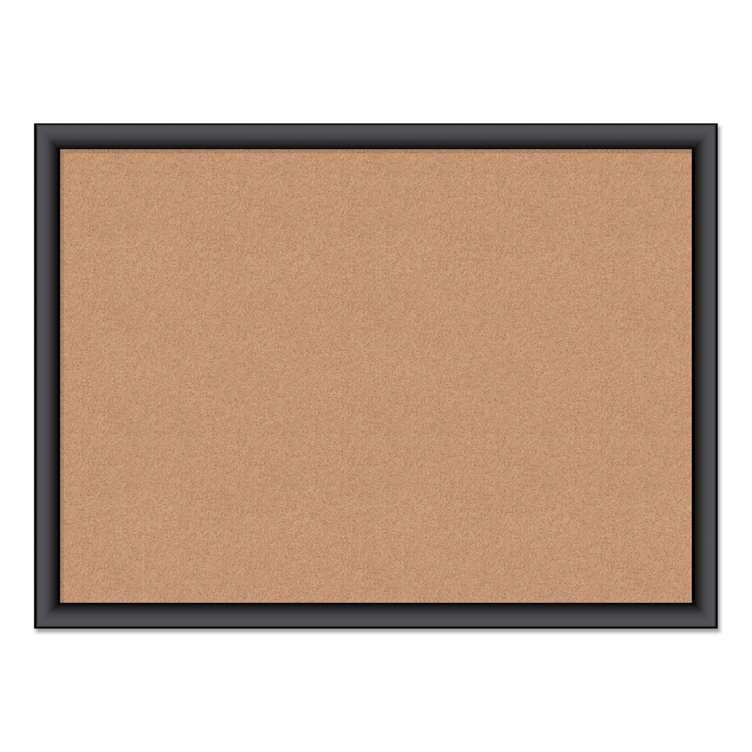 Cork Bulletin Board, 23 x 17, Tan Surface, Black Frame