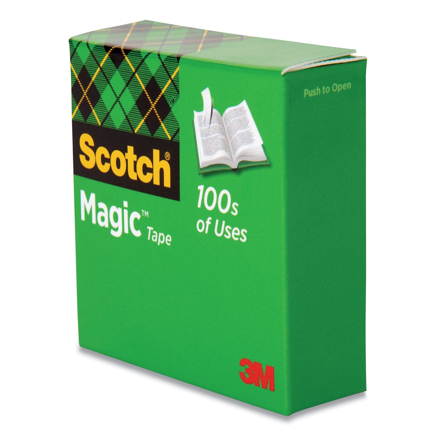 Scotch® Magic Tape Refill, 1" Core, 0.5" x 36 yds, Clear