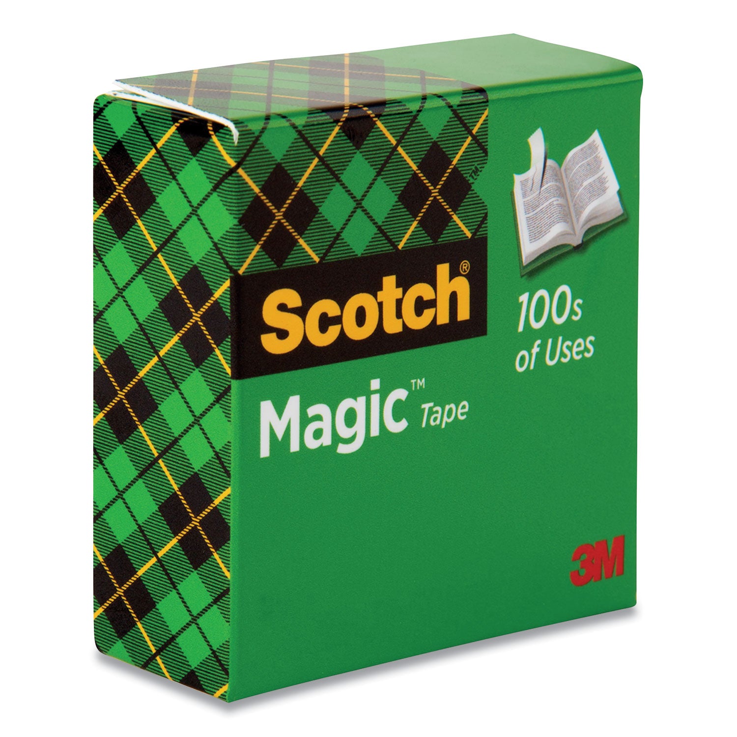 Scotch® Magic Tape Refill, 3" Core, 0.75" x 72 yds, Clear