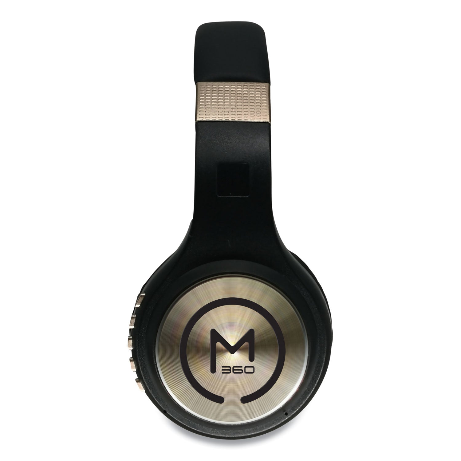 Morpheus 360® SERENITY Stereo Wireless Headphones with Microphone, 3 ft Cord, Black/Gold