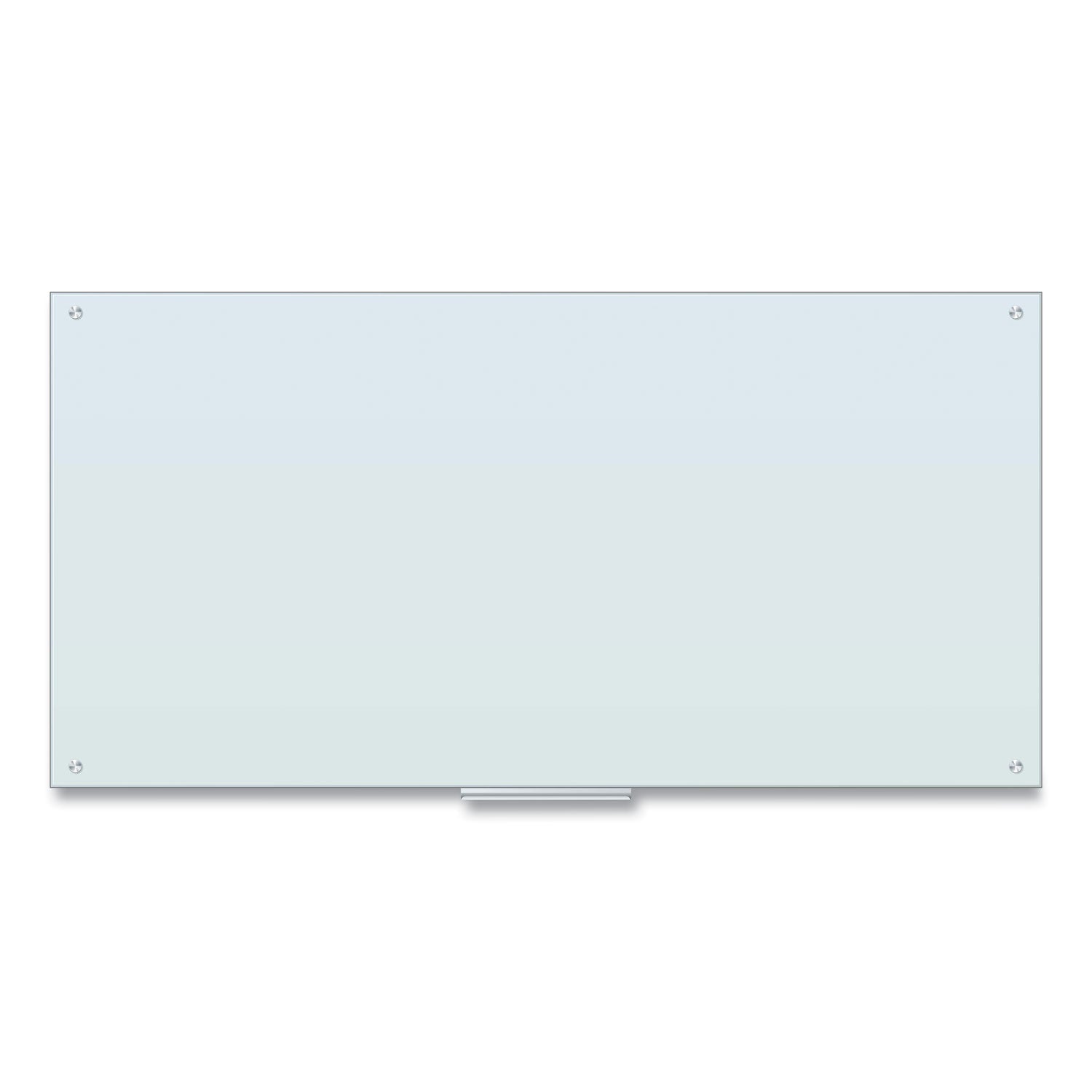 Glass Dry Erase Board, 70 x 35, White Surface