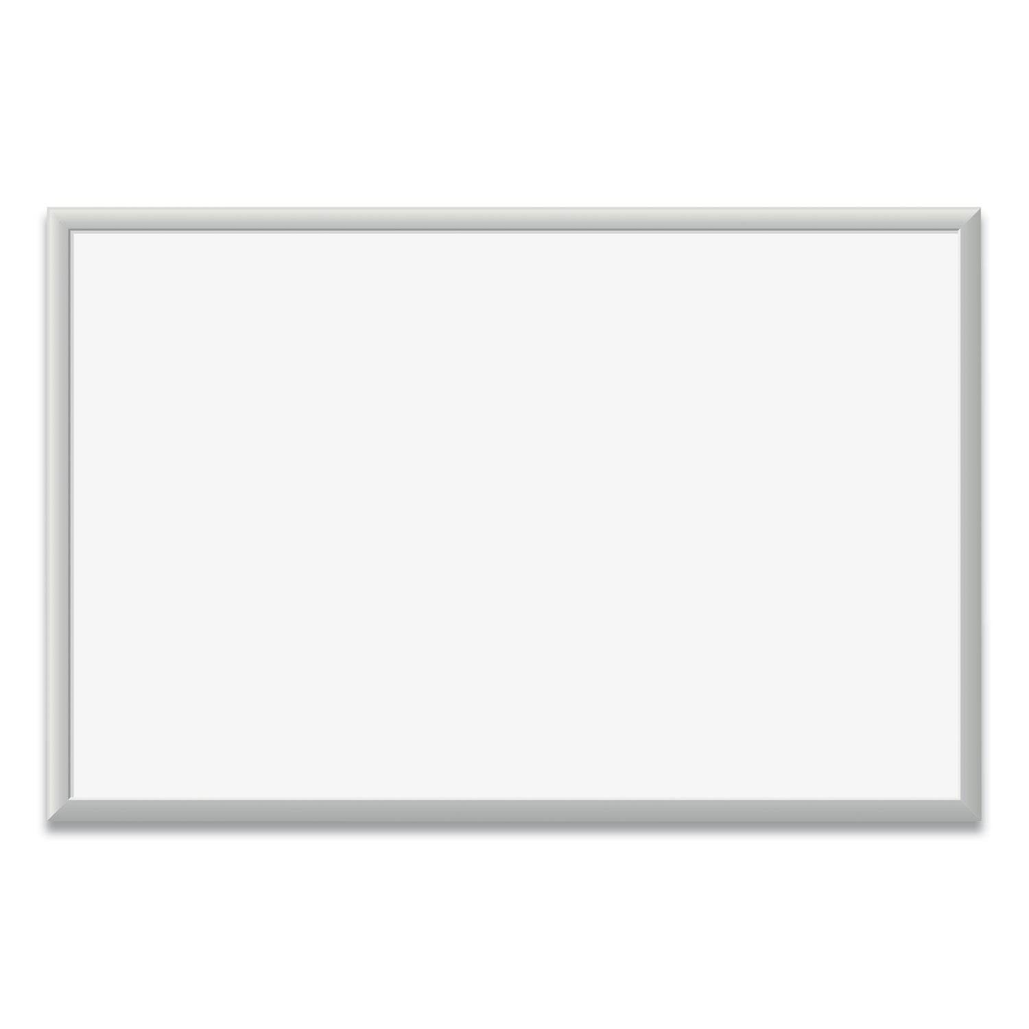 Magnetic Dry Erase Board with Aluminum Frame, 35 x 23, White Surface, Silver Frame