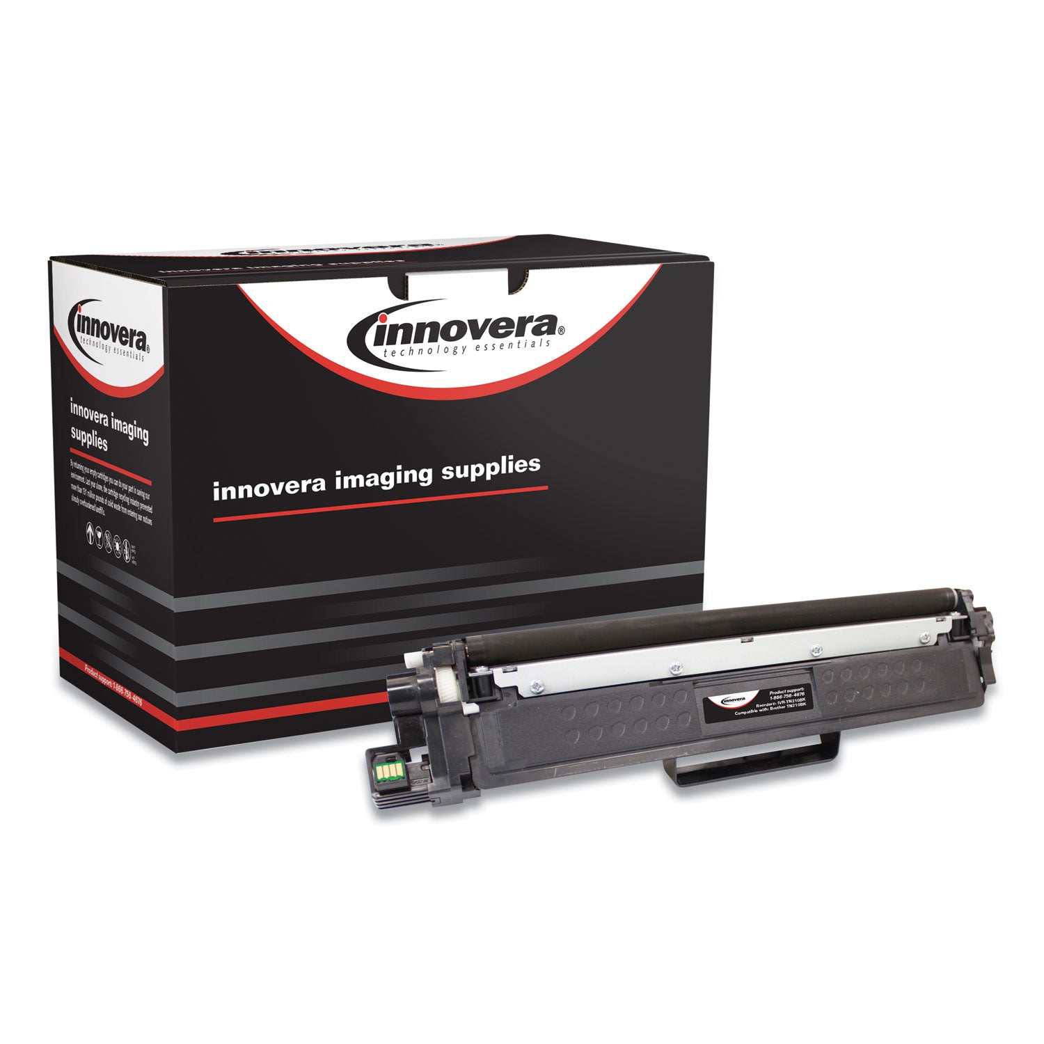 Innovera® Remanufactured Black Toner, Replacement for TN223BK, 1,400 Page-Yield