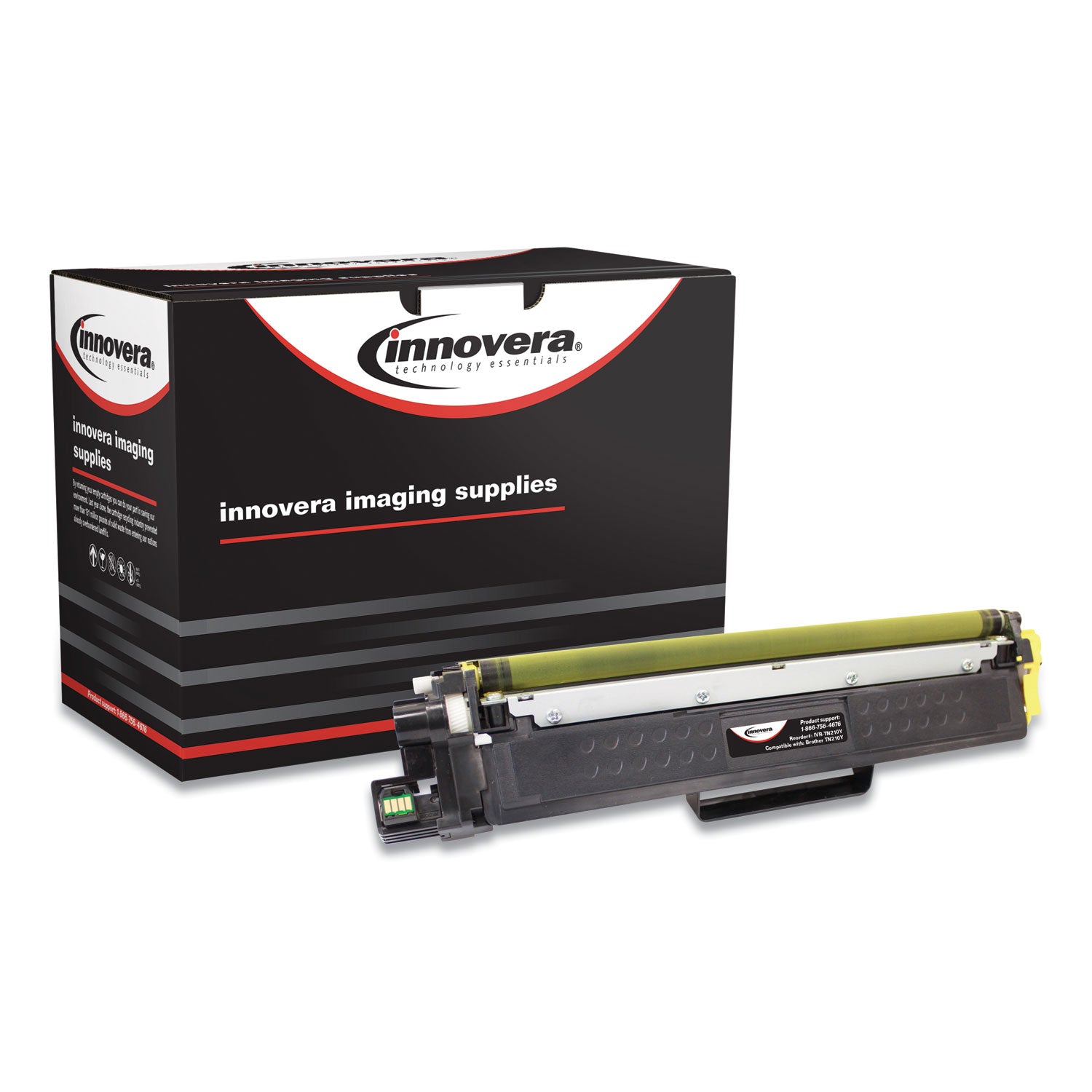 Innovera® Remanufactured Yellow Toner, Replacement for TN223Y, 1,300 Page-Yield