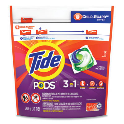 Tide® Pods, Laundry Detergent, Spring Meadow, 16/Pack, 6 Packs/Carton Flipcost Flipcost
