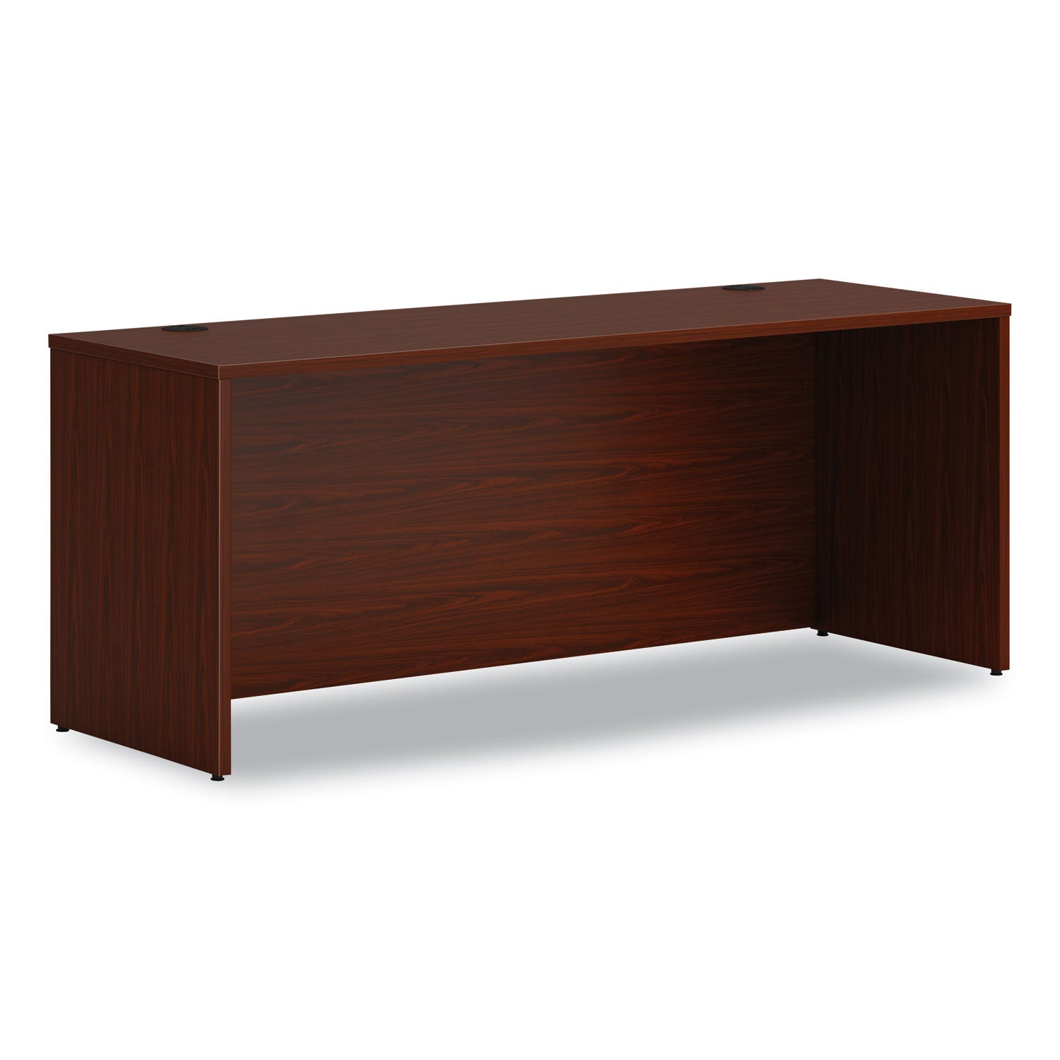 Mod Credenza Shell, 72w x 24d x 29h, Traditional Mahogany