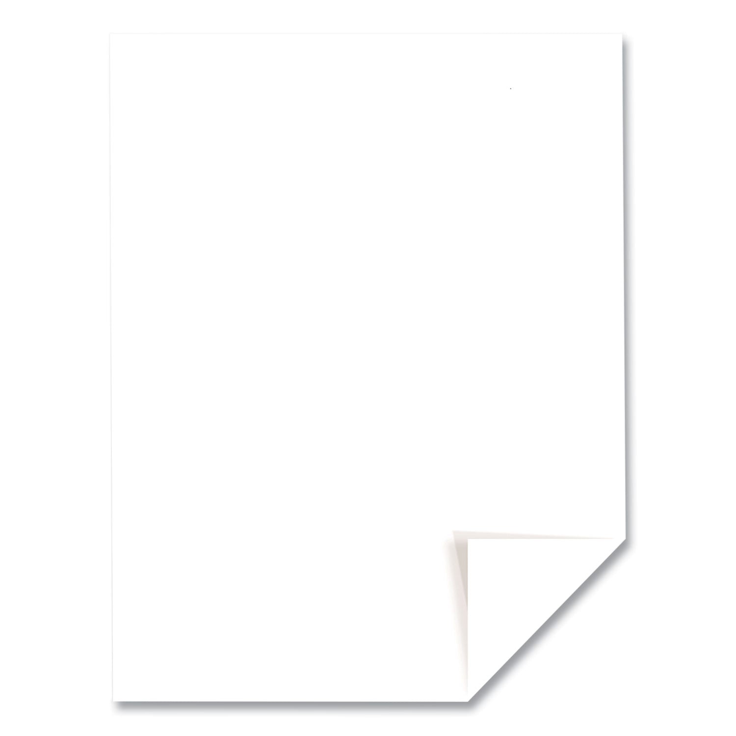 Neenah Paper Exact Vellum Bristol Cover Stock, 94 Bright, 67 lb Bristol Weight, 8.5 x 11, White, 250/Pack