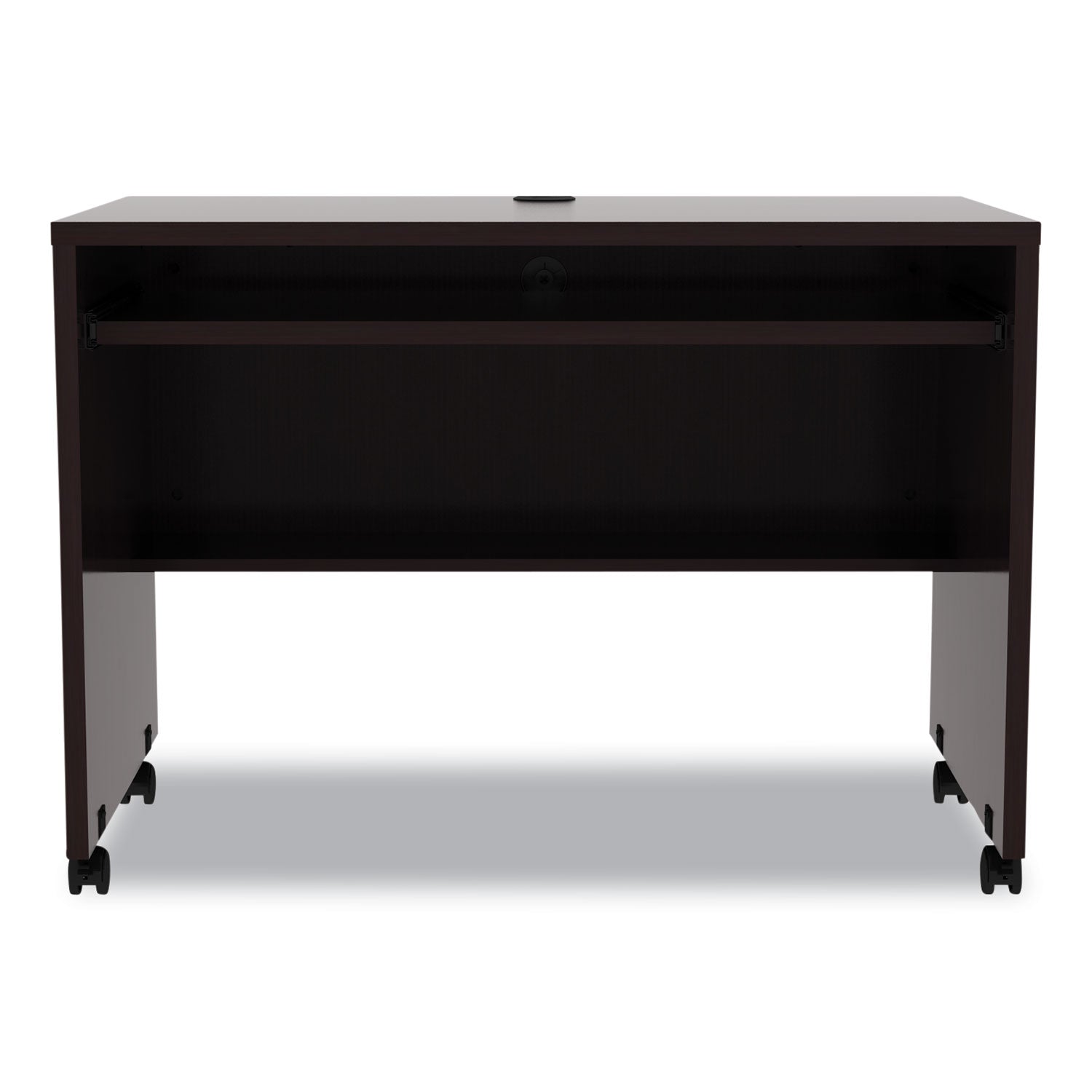 Alera® Alera Valencia Series Mobile Workstation Desk, 41.38" x 23.63" x 30", Espresso