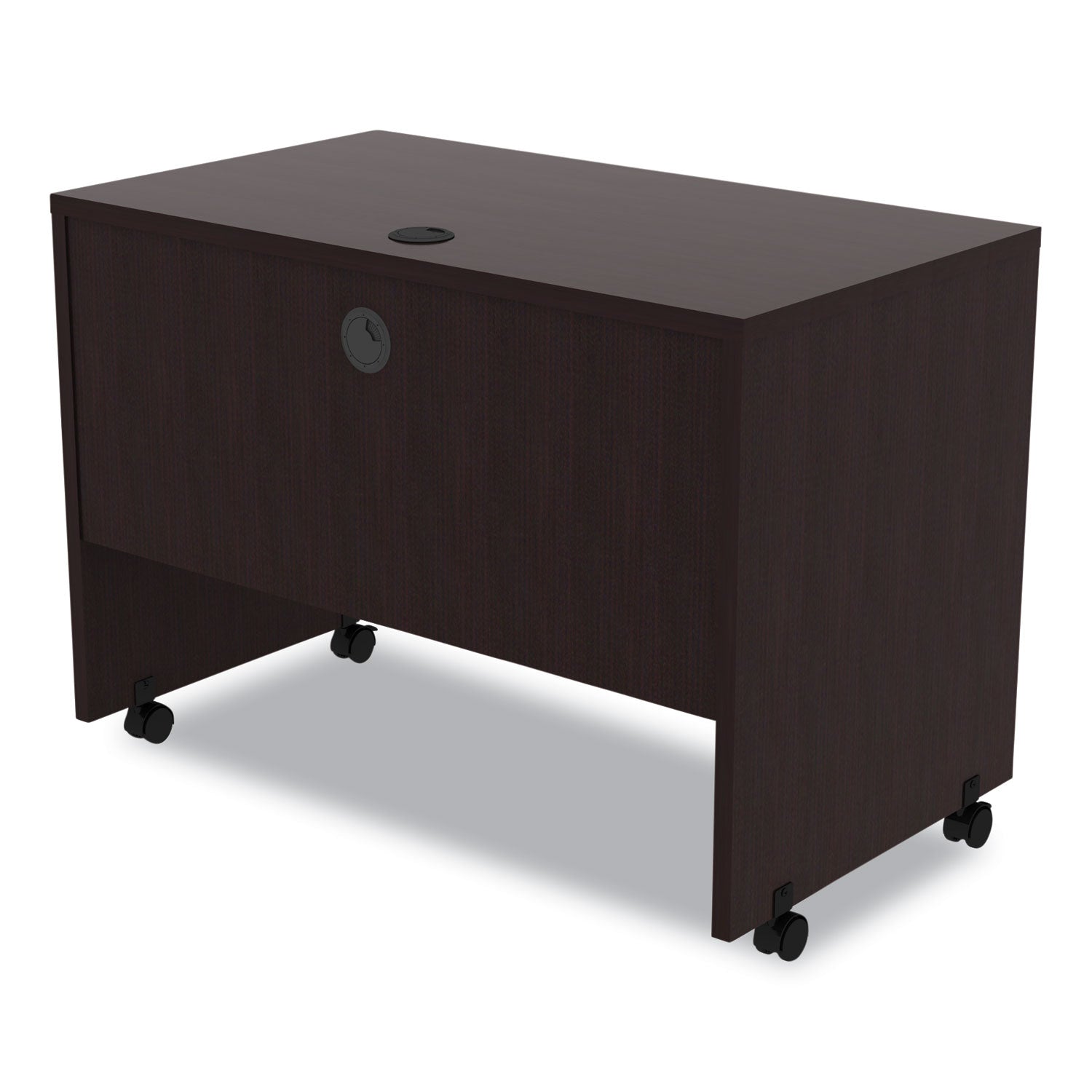 Alera® Alera Valencia Series Mobile Workstation Desk, 41.38" x 23.63" x 30", Espresso