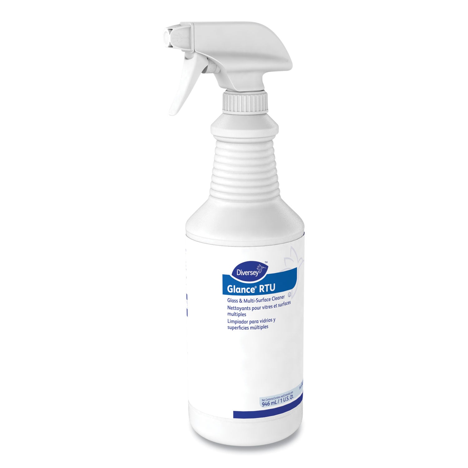 Diversey™ Glance Glass and Multi-Surface Cleaner, Original, 32oz Spray Bottle