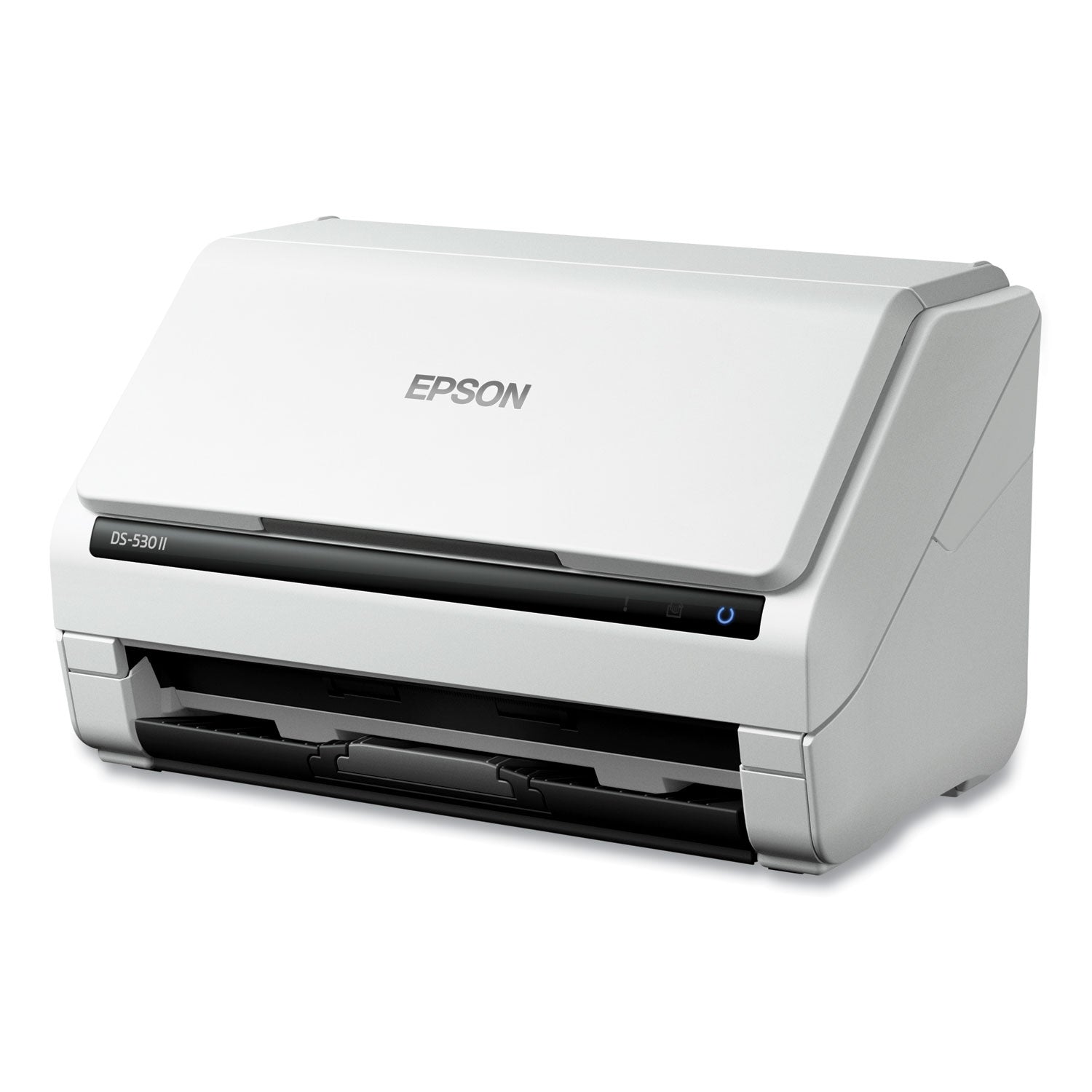 Epson® DS-530 II Color Duplex Document Scanner, 600 dpi Optical Resolution, 50-Sheet Duplex Auto Document Feeder