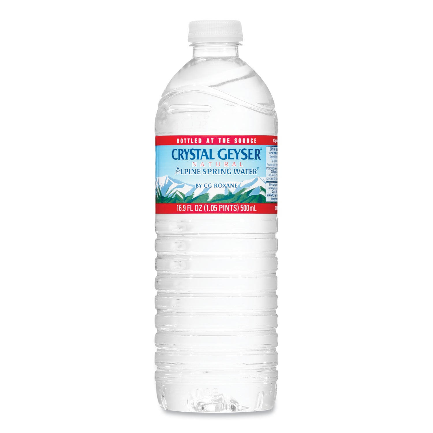 Natural Alpine Spring Water, 16.9 oz Bottle, 35/Carton