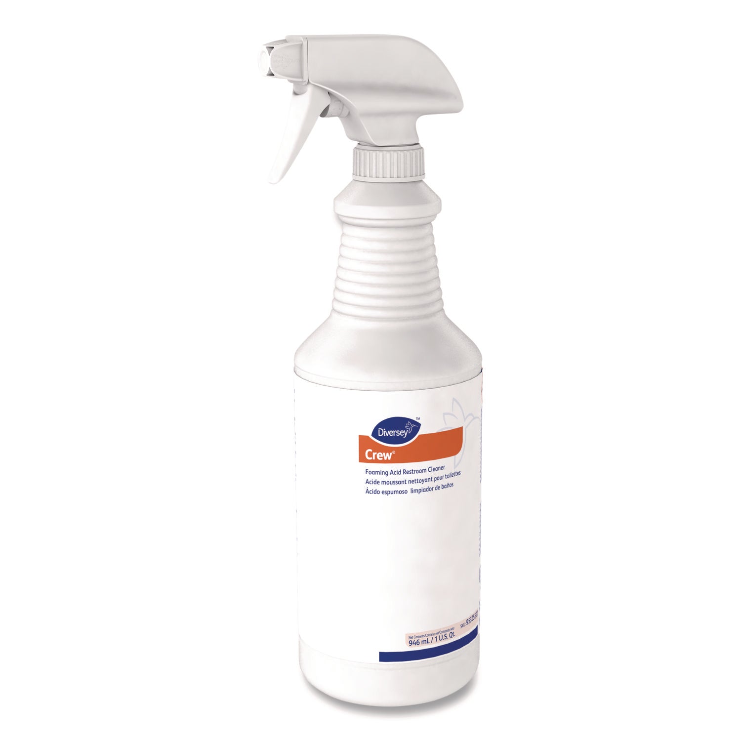 Diversey™ Foaming Acid Restroom Cleaner, Fresh Scent, 32 oz Spray Bottle, 12/Carton