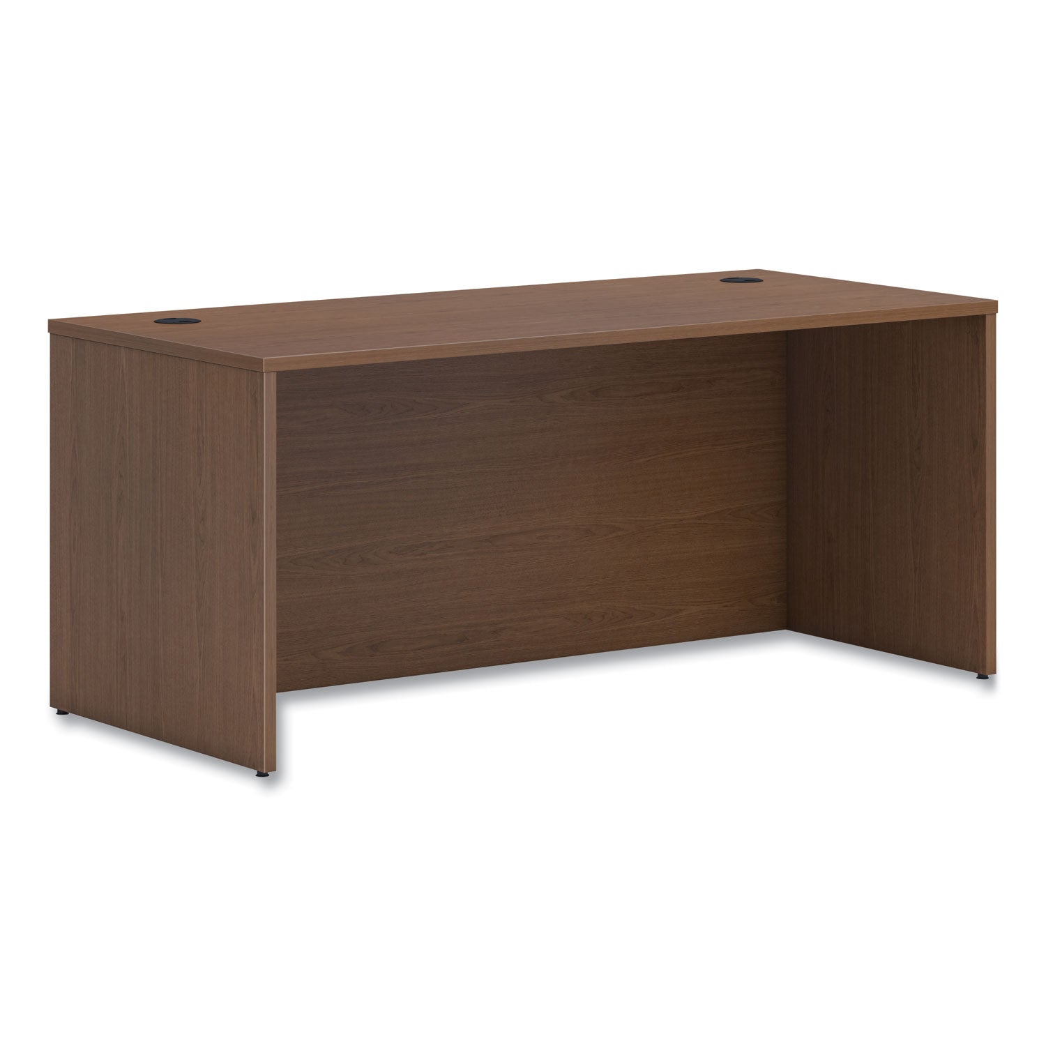 Mod Desk Shell, 66" x 30" x 29", Sepia Walnut