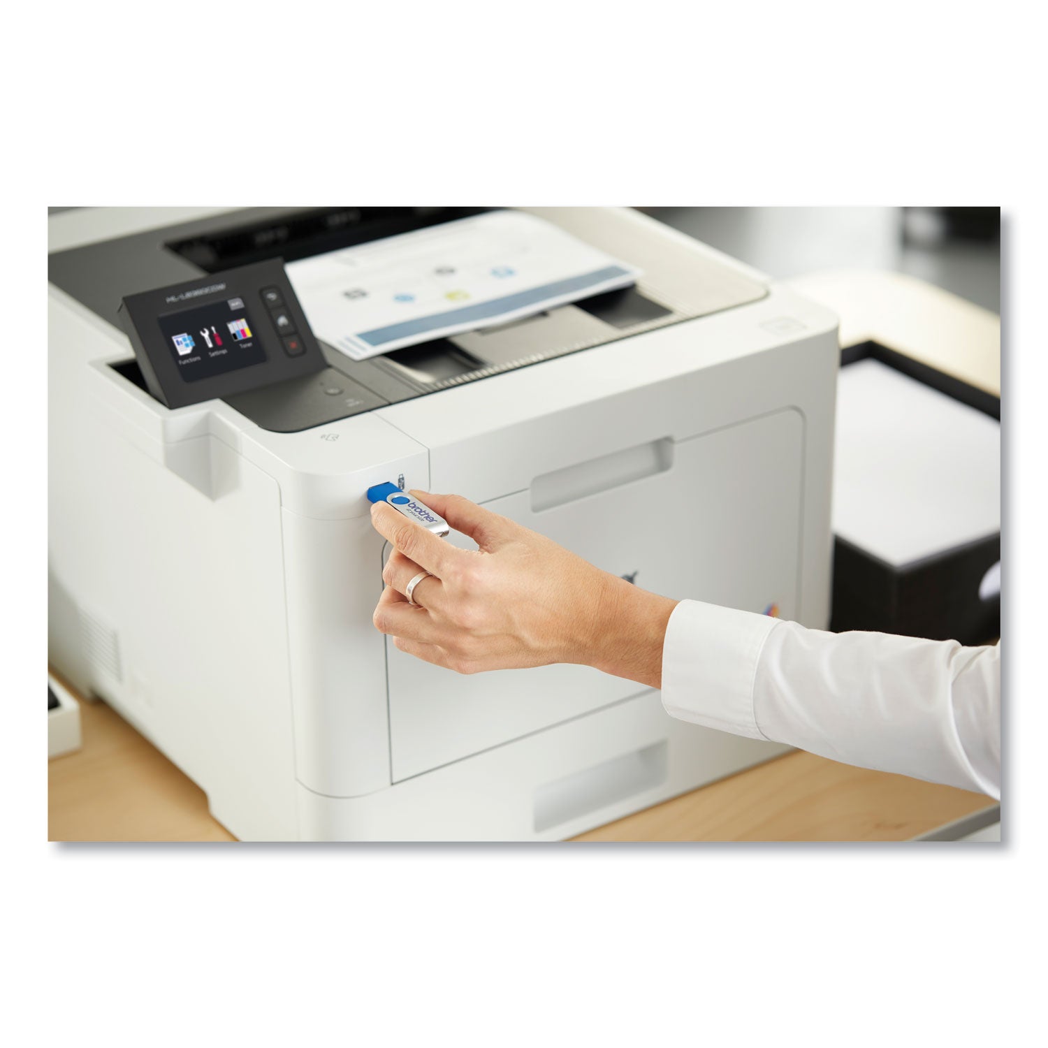 Brother HLL8360CDW Business Color Laser Printer with Duplex Printing and Wireless Networking