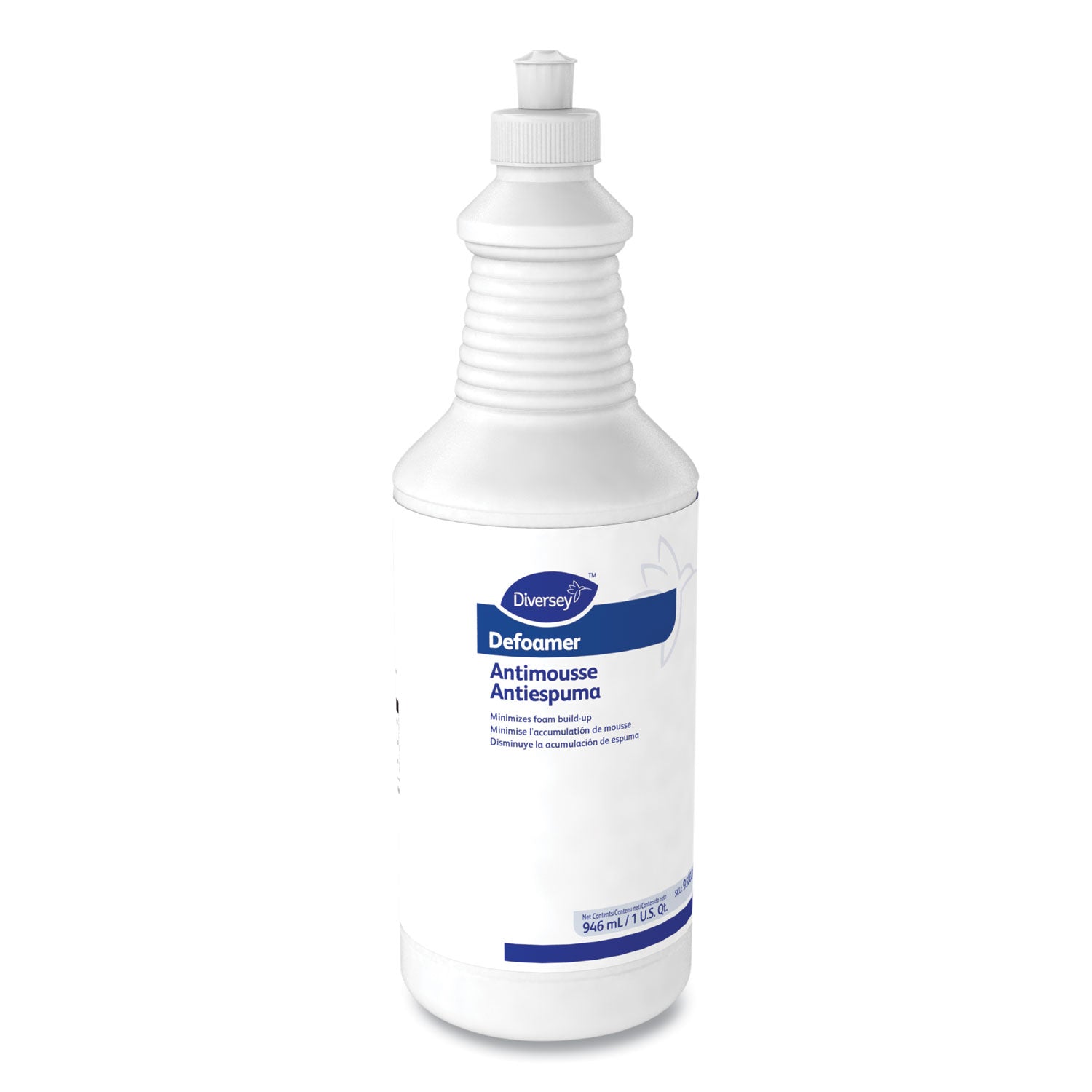 Diversey™ Defoamer/Carpet Cleaner, Cream, Bland Scent, 32 oz Squeeze Bottle