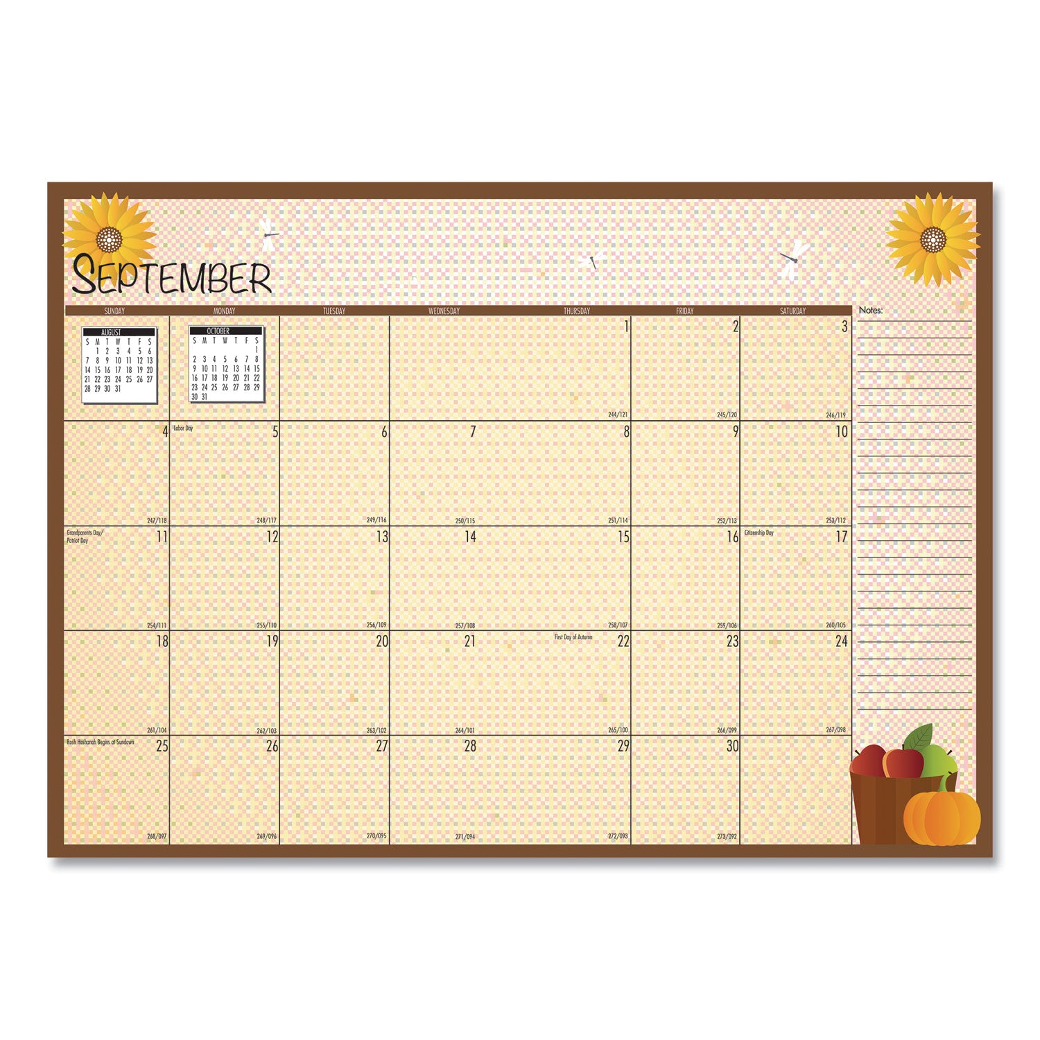 Seasonal Monthly Planner, Illustrated Seasons Artwork, 10 x 7, Light Blue Cover, 12-Month (Jan to Dec): 2025