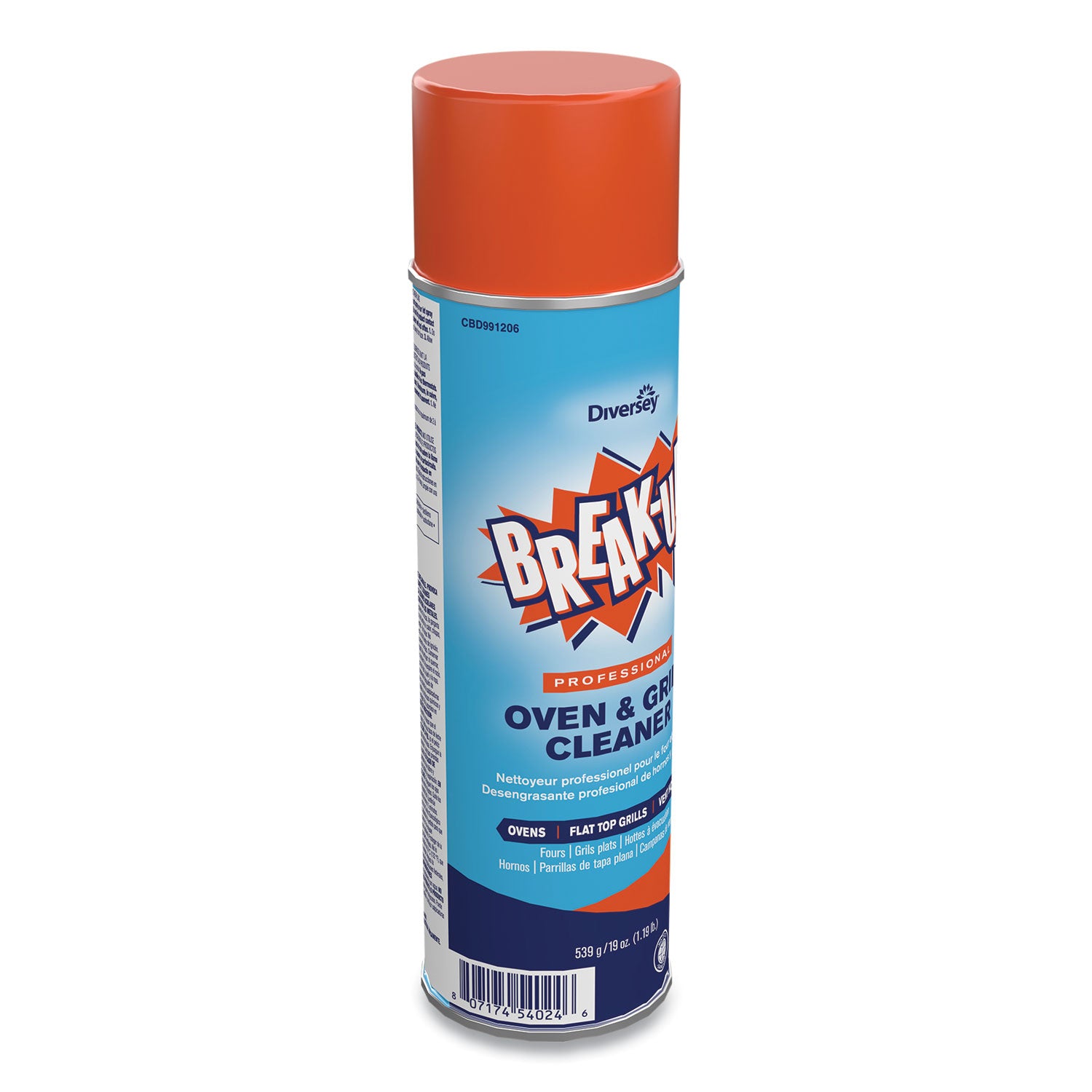 BREAK-UP® Oven And Grill Cleaner, Ready to Use, 19 oz Aerosol Spray 6/Carton