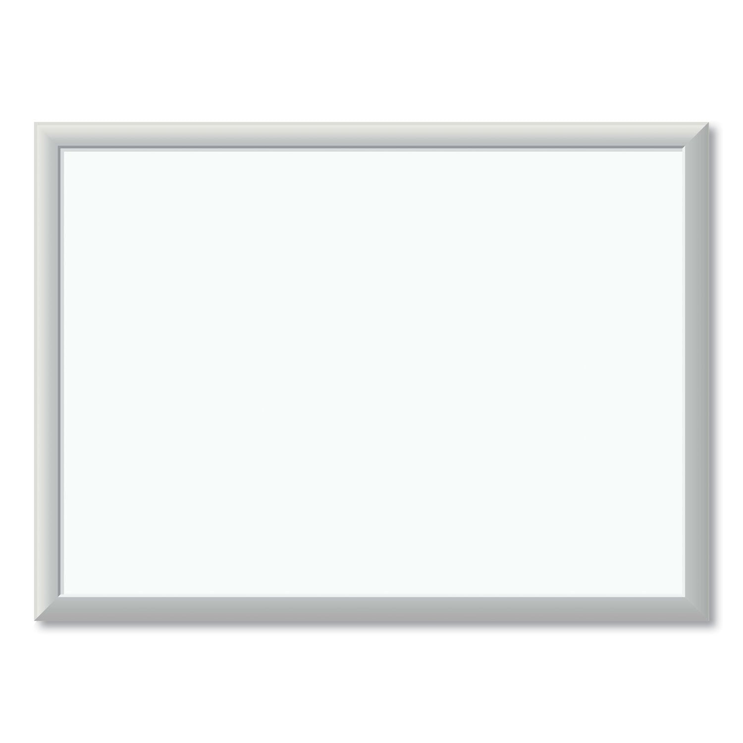 Melamine Dry Erase Board, 23 x 17, White Surface, Silver Frame